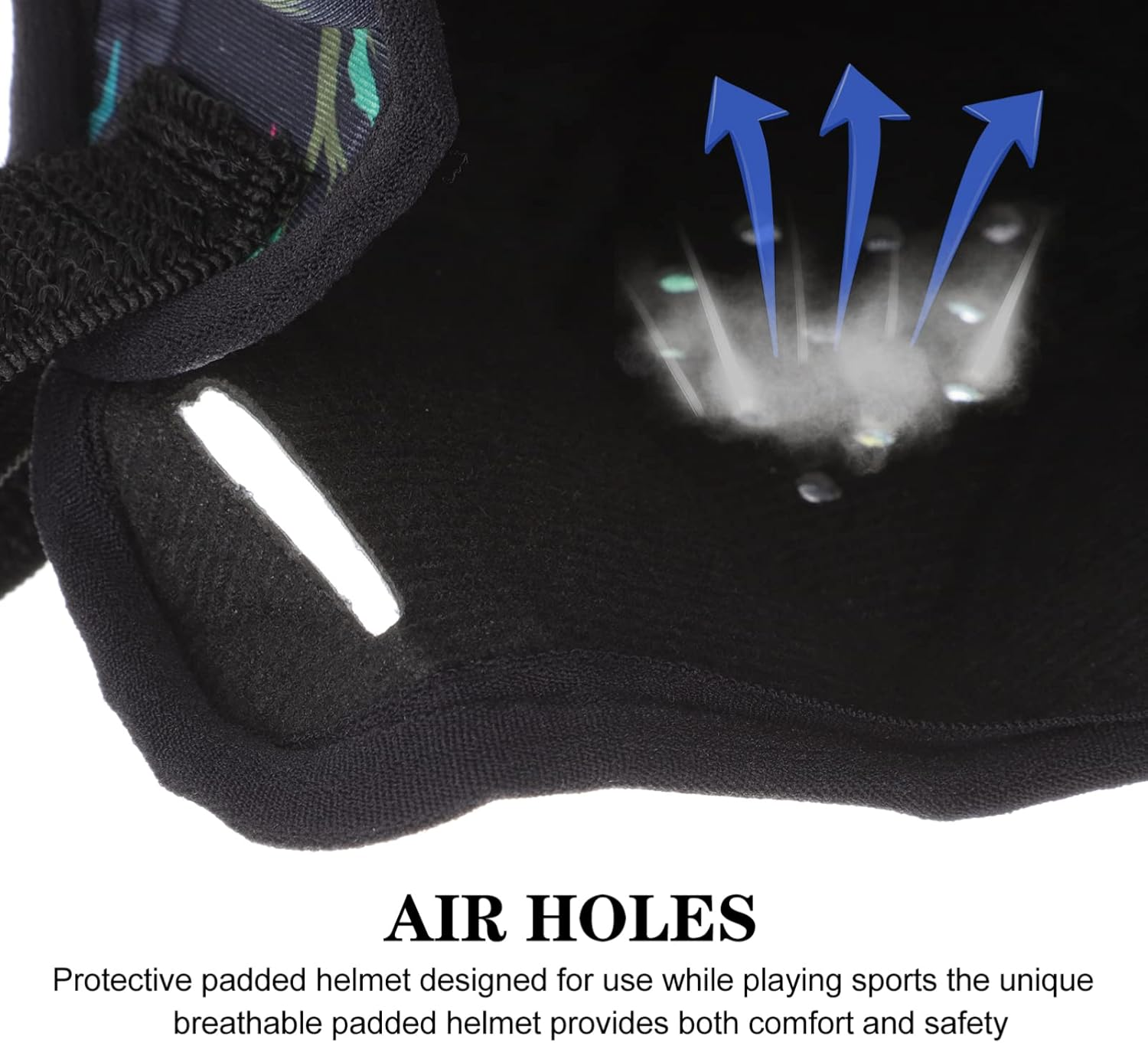 BESPORTBLE Rugby Helmet Padding for Sports Safety Soft Protective Gear for Goalkeepers Breathable Design for Rugby Soccer Baseball and Roller Skating Color image number 2