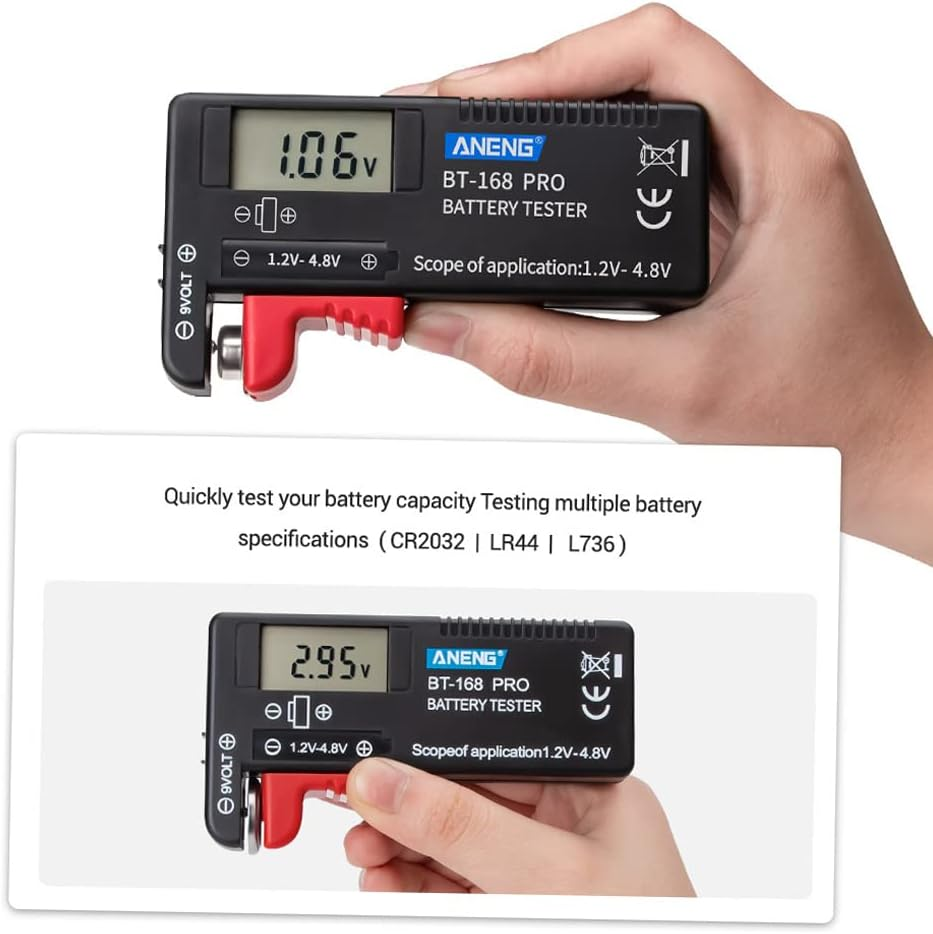 BT-168 PRO Digital Battery Tester - Universal Checker for Battery Capacity - Diagnostic Tool for D C AAA AA image number 6