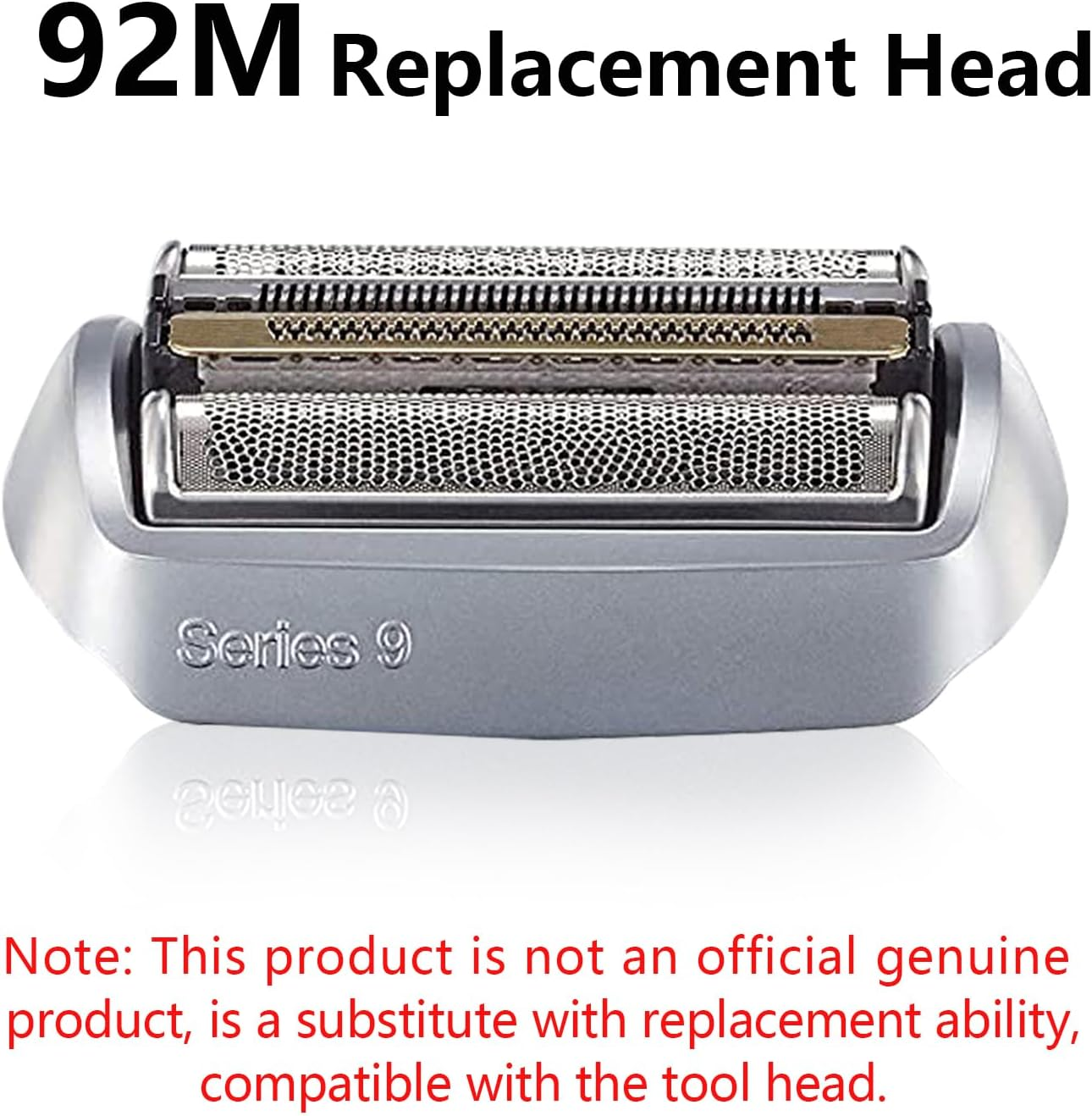 92M Replacement Head for Braun Shaver Series 9，Suitable for 9290Cc, 9291Cc, 9385Cc, 9330S, 9370Cc, 9330S, 9293S, 9296Cc Etc by Models. image number 2