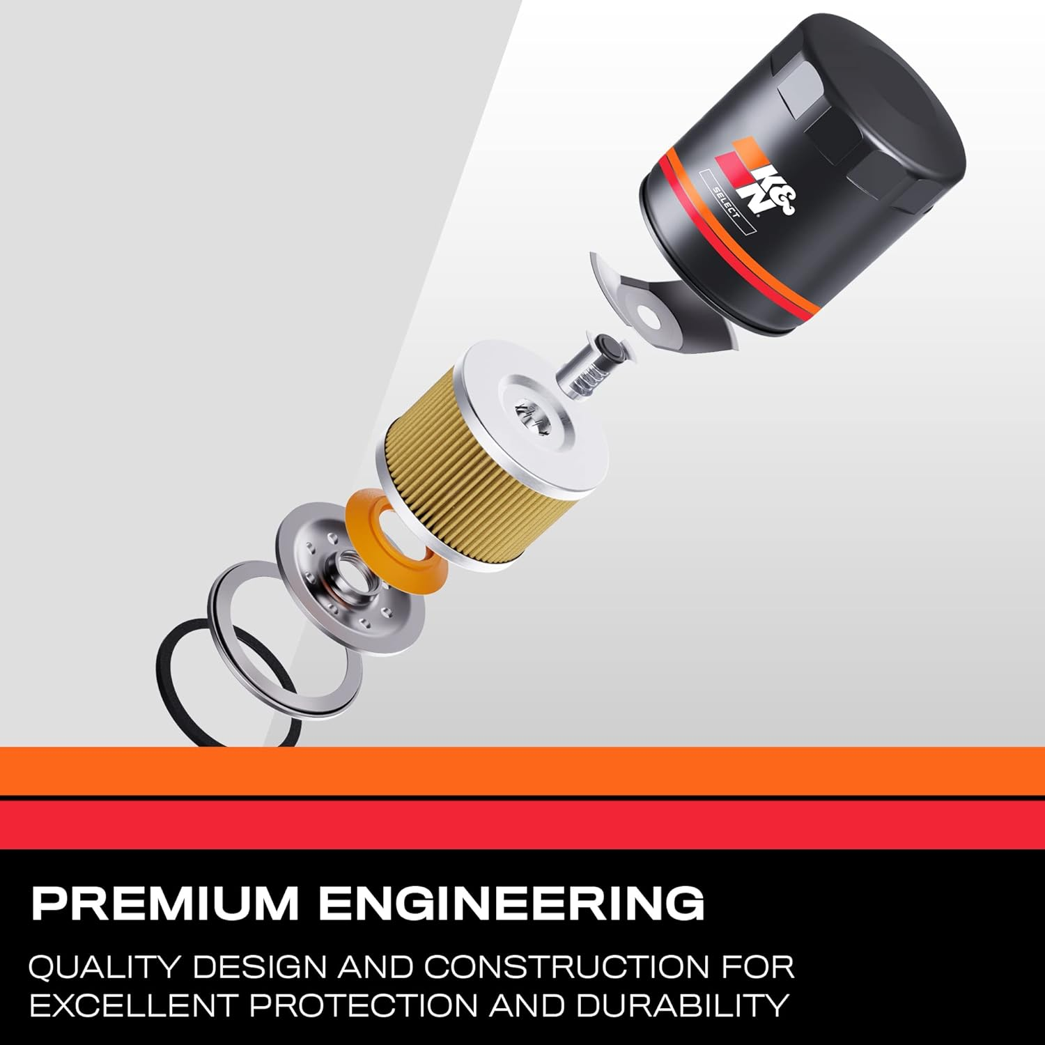 K&N SO-1004 Select Spin-On Oil Filter image number 1