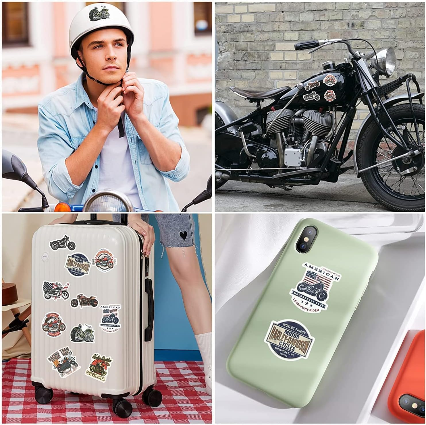 Vintage Motorcycle Bottle Opener Gifts for Men, Unique Beer Gift Birthday Present for Men Dad - Racing Car image number 7