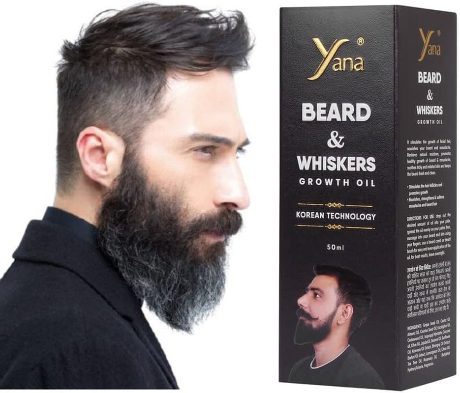 Yana Beard Oil Growth for Men Fast Growth by Korean Technology image number 4