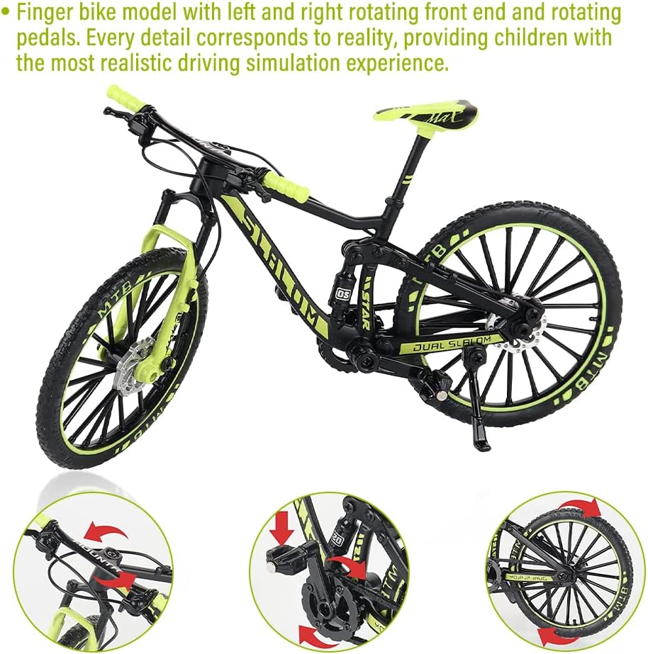 Mini Finger Mountain Bike Model Toy - 1:10 Scale Bicycle Decoration, Collectible Gift image number 5