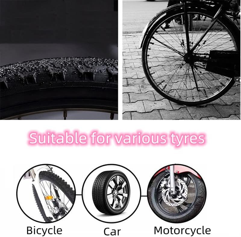 Flexible Rubber Tyre Valve Extensions Adapter Flexible Tire Valve Extension,4Pcs Tyre Valve Extension Wheel Truck Van Lorry Adapter,Flexible Tyre Valve Adaptor Flexible Extension Tire Valve Adaptor image number 3