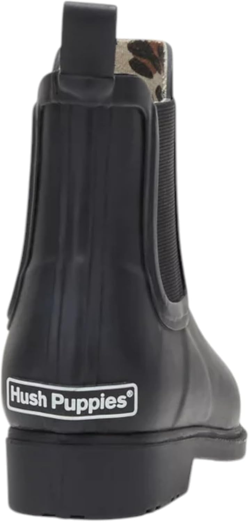 Womens Hush Puppies Muddy Shoes Black Dress Formal Work Everyday Comfort Boots 5 Standard image number 5