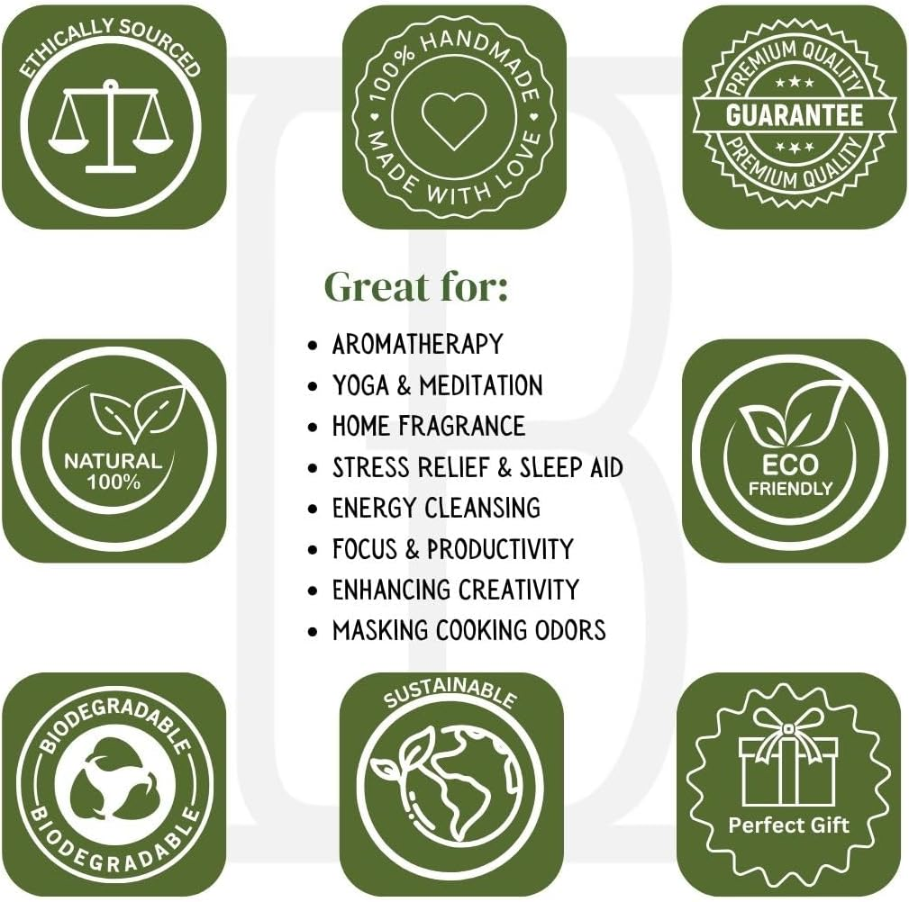 Wooden Incense Stick & Cone Burner Holder Tower Large Organic Eco Friendly Ash Catcher Agarbatti Holder Rustic Style Hand Carved for Meditation Yoga Aromatherapy Home Fragrance Products 12 Inches image number 3