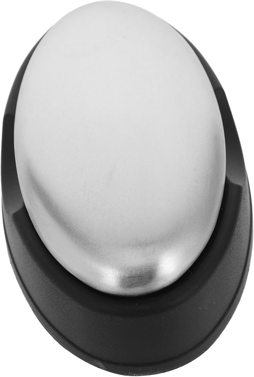 Stainless Steel Soap Bar for Odor Removal 304 Metal Soap Base Small Oval Hand Cleaner for Kitchen and Household Use image number 3