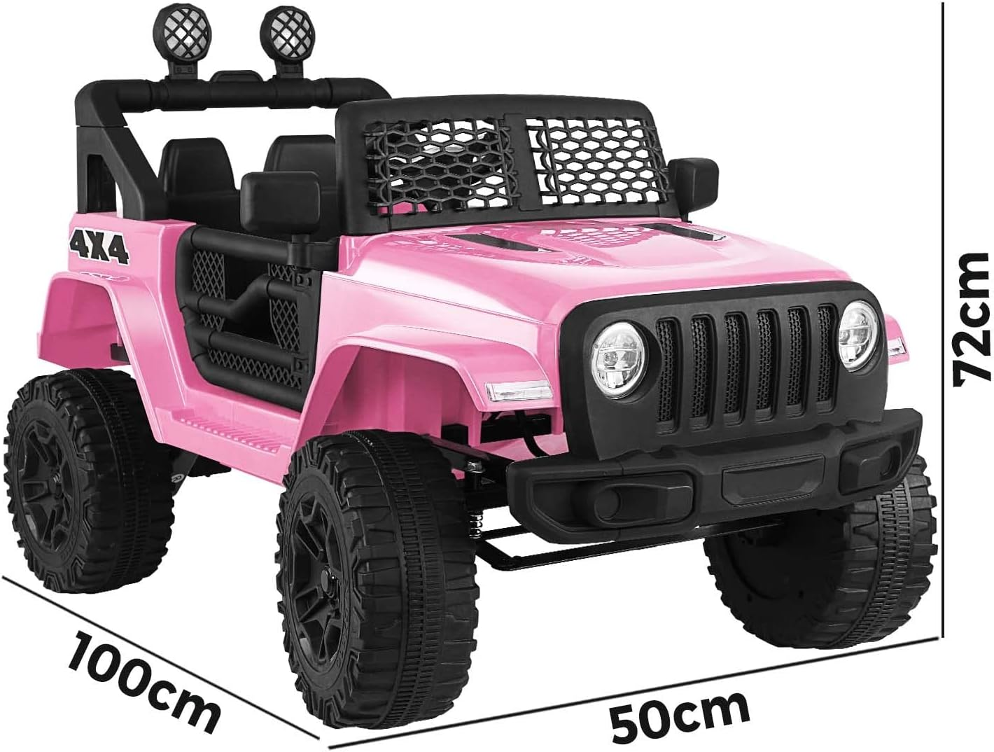 Mazam Kids Ride on Car with 12V Battery Twin Motors and Remote Control Suitable for 3-6 Years Pink image number 2