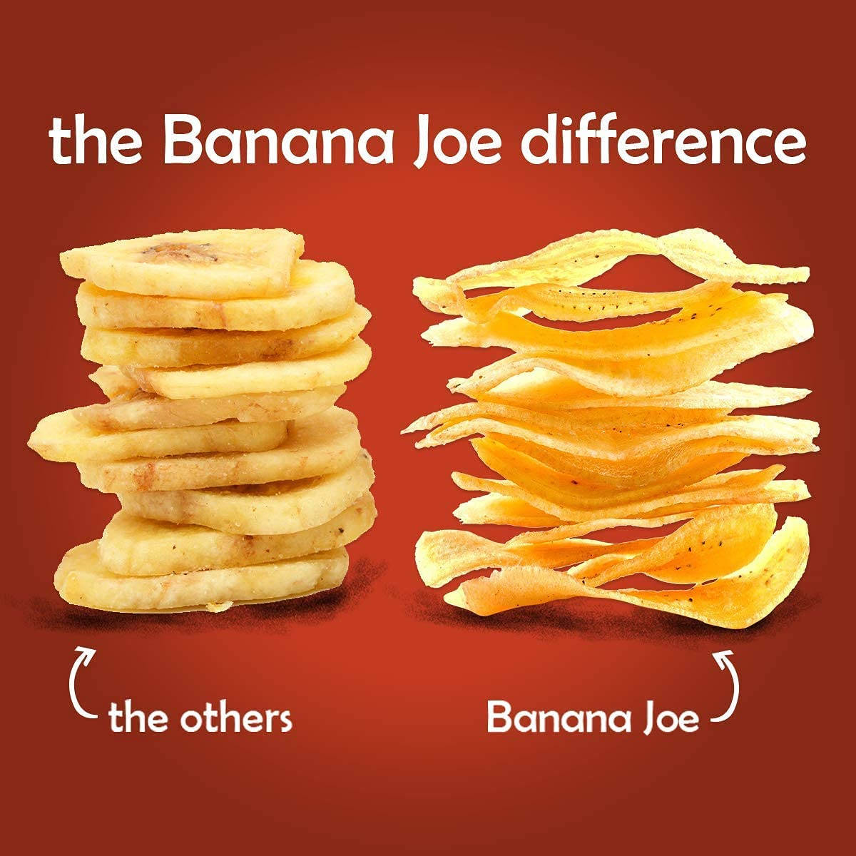 Banana Joe Banana Joe Banana Chips Thai Sweet Chili, 6 X 46.8 G image number 1