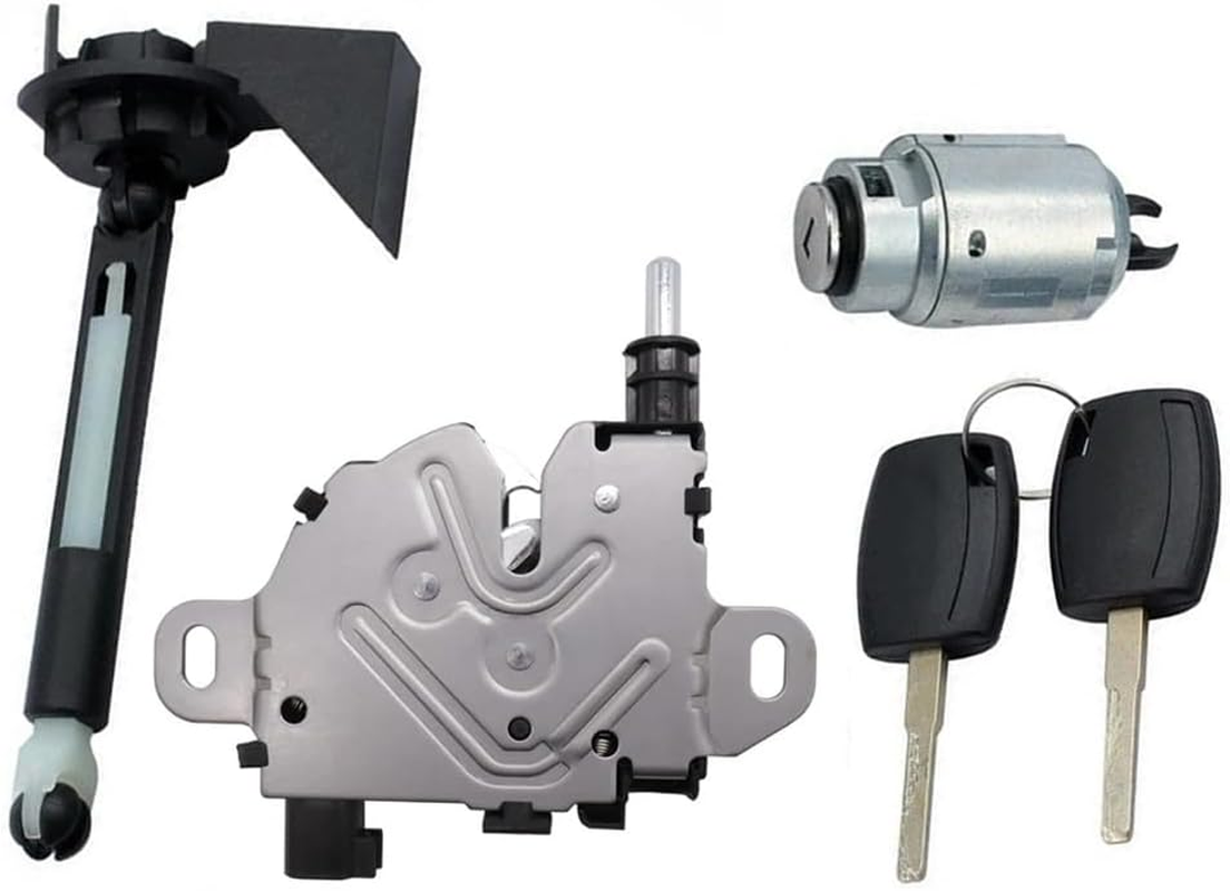 Bonnet Lock Release Hood Lock Latch Catch Block Repair Kit for Ford Focus MK2 2004-2012 Black 1355231 3M5116700BC