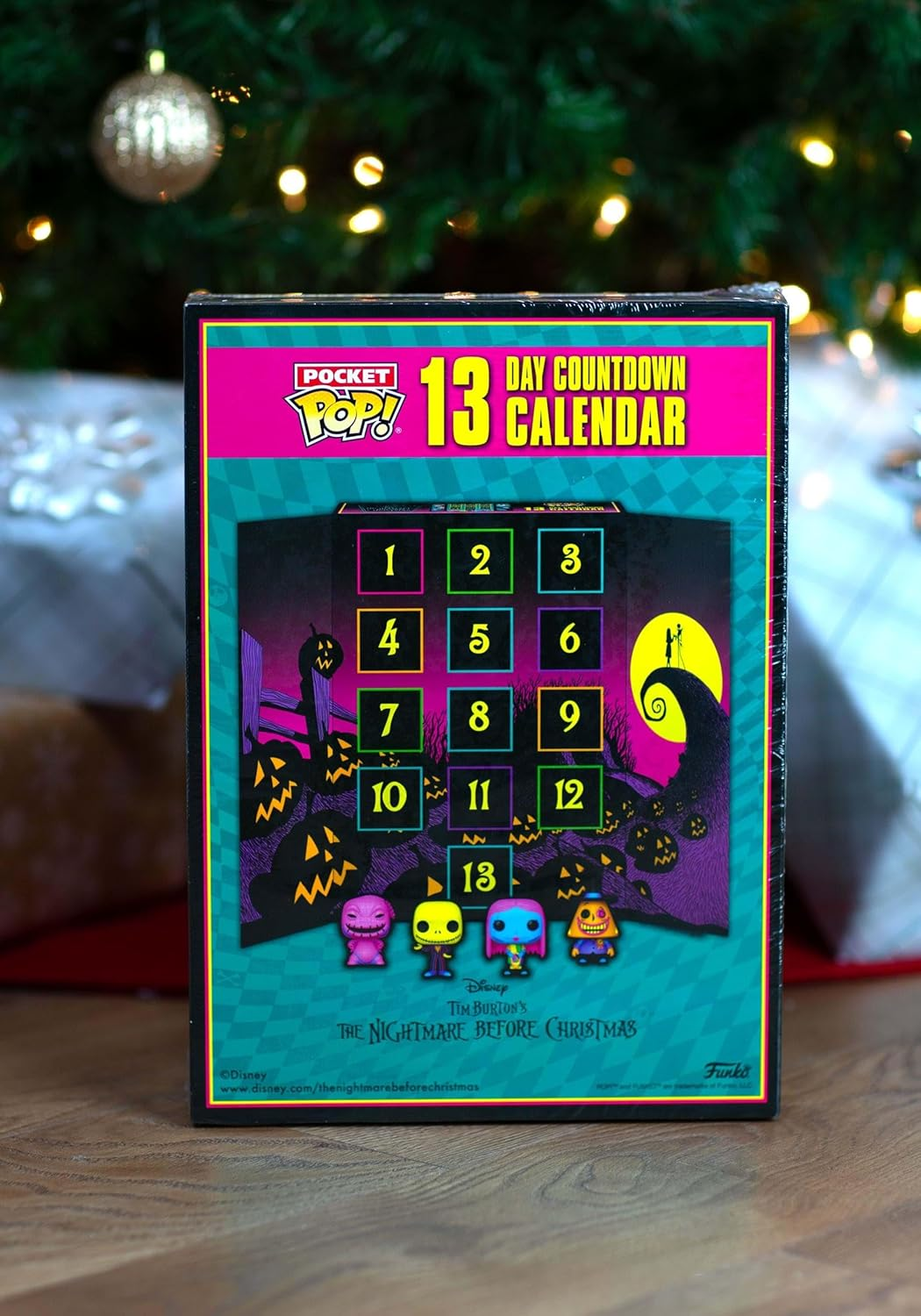 FUNKO ADVENT CALENDAR: 13 Days- the Nightmare before Christmas(Blklt), Multicolored (63959) image number 2