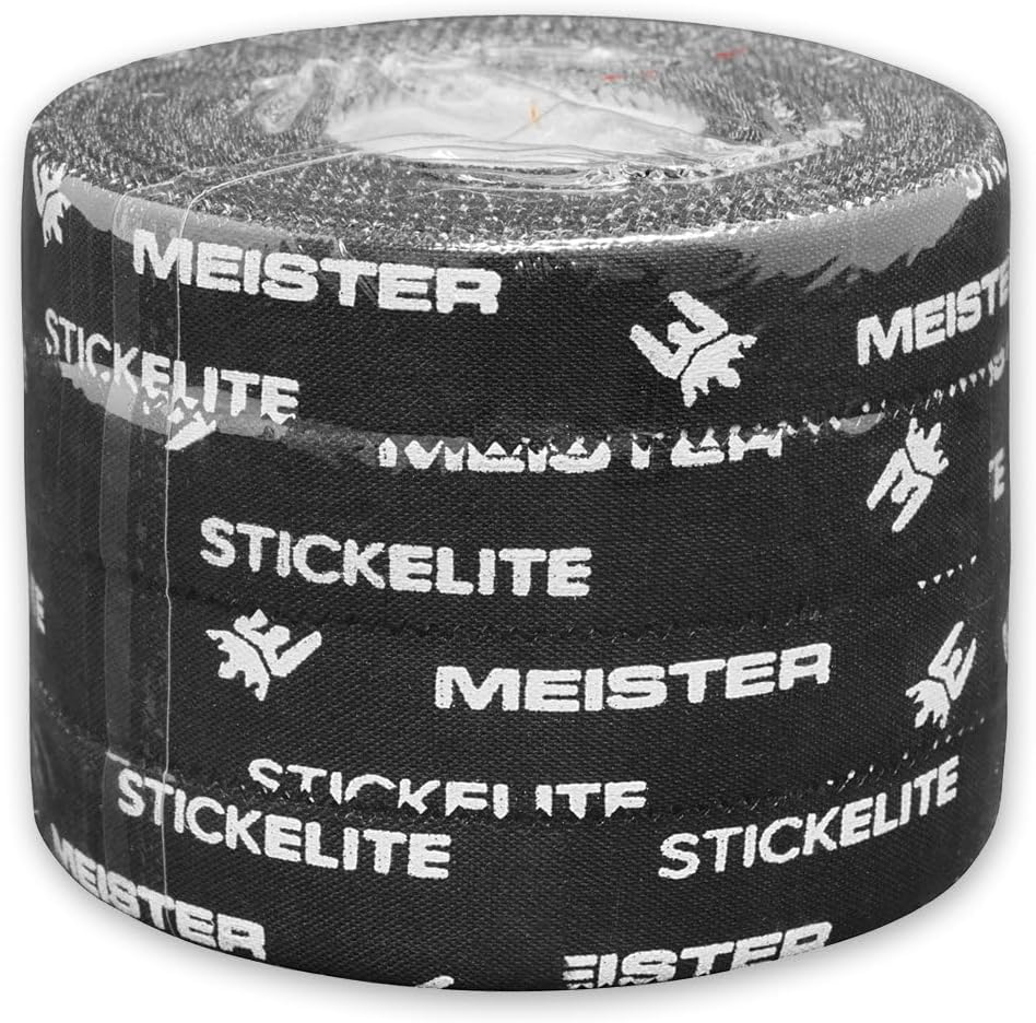 Meister Stickelite Professional Porous Athletic Tape for Fingers & Toes - 15Yd X 1/2" - Black - 2 Rolls image number 6