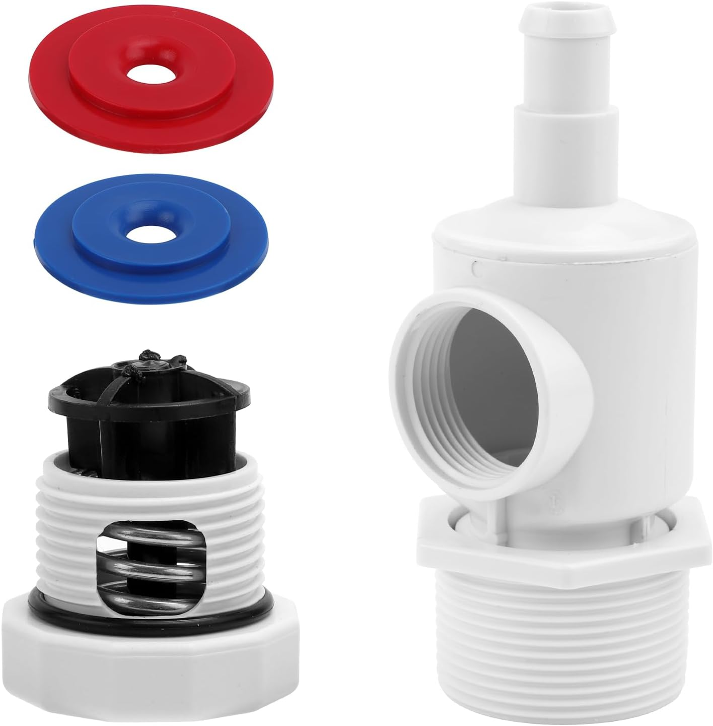 Gosknor 9-100-9002 Pressure Release Valve Replacement for Polaris, Wall Fitting Connector Quick Disconnect Device Pressure Release Valve Compatible with Polaris 180 280 380 Pool Cleaner Parts image number 5