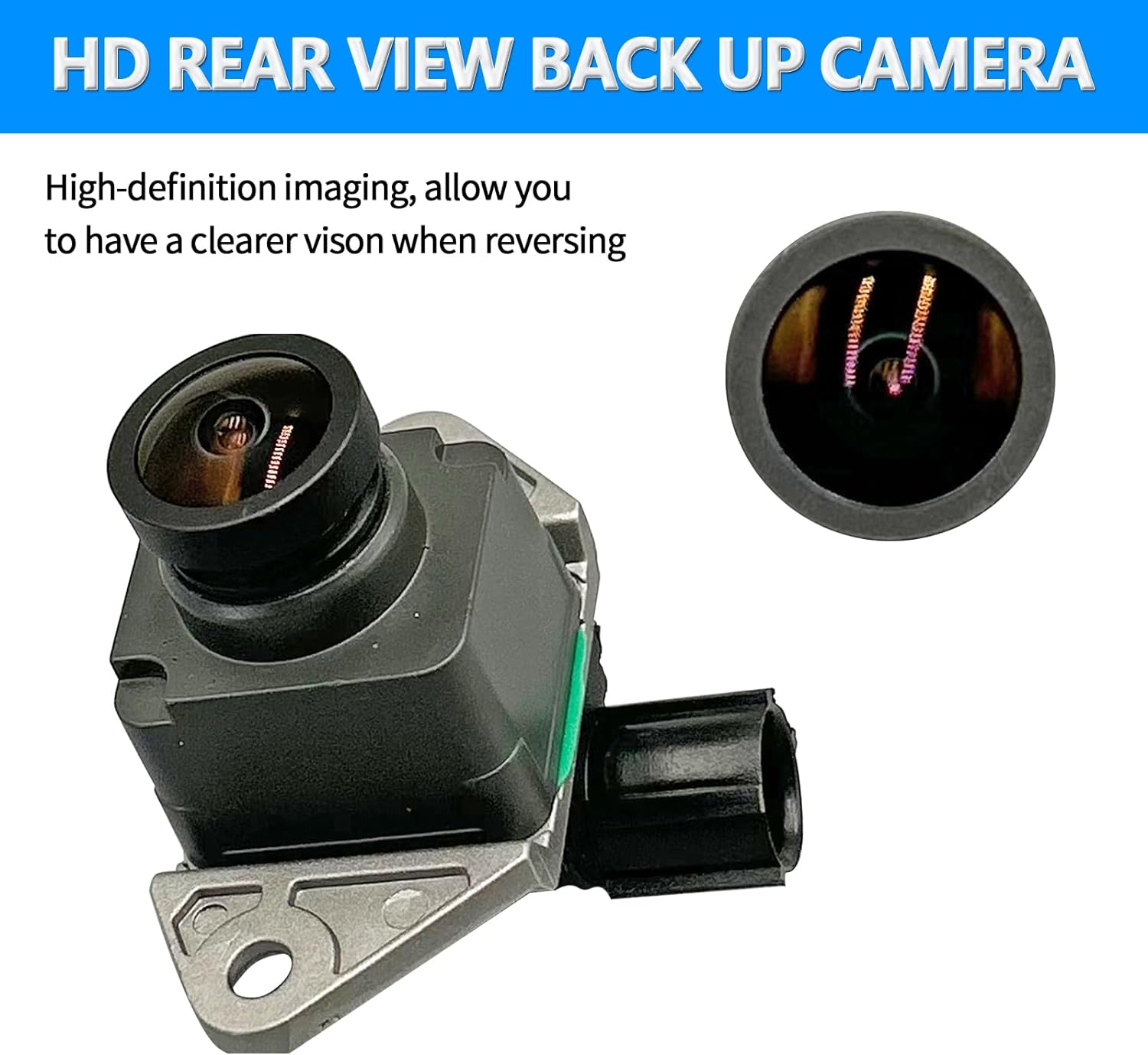 Rear View Back up Camera Compatible with Jeep Grand Cherokee 2014-2018 Reverse Park Assist Camera Replaces 68137943AH 68137943AE 68137943AF 68137943AD image number 4