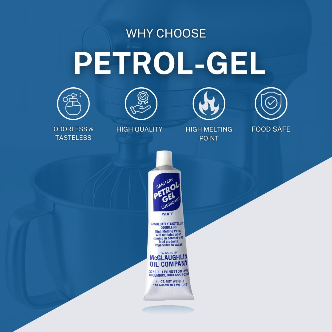(2 Pack) Petrol Gel Food Grade Equipment Lubricantnsf (2/4 Oz. Tube) image number 1
