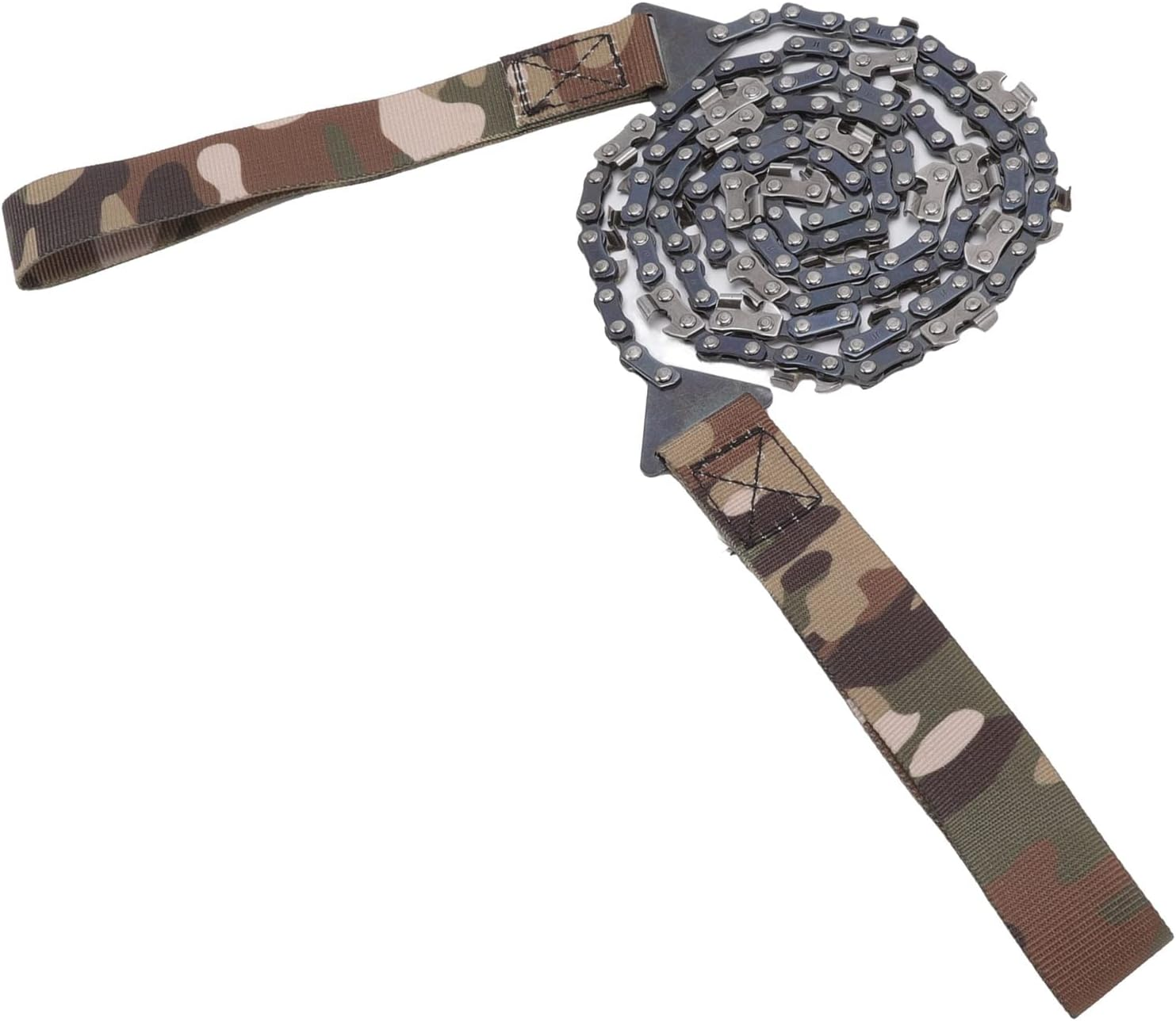 Hand Chain Saw, 48In Foldable Portable Survival Chain Saw Camping Logging Garden Pruning Tools 64 Links 21 Cutter for Wood Cutting Outdoor Survival Camping image number 5