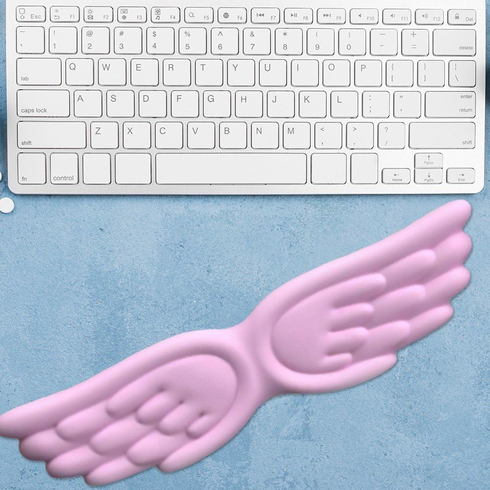Keyboard Wrist Rest Angel Wings Keyboard Wrist Rest Easy Typing, Pain Relief for Computer and Laptop Home Office Gaming image number 6