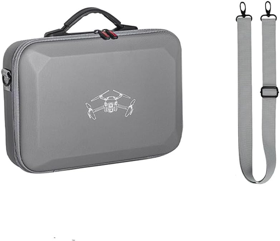 Tomat Mini 4 Pro Case, Portable PU Leather Storage Shoulder Bag for DJI Mini 4 Pro Fly More Combo Accessories（Rc 2 Controller Compatible with Three Batteries image number 3