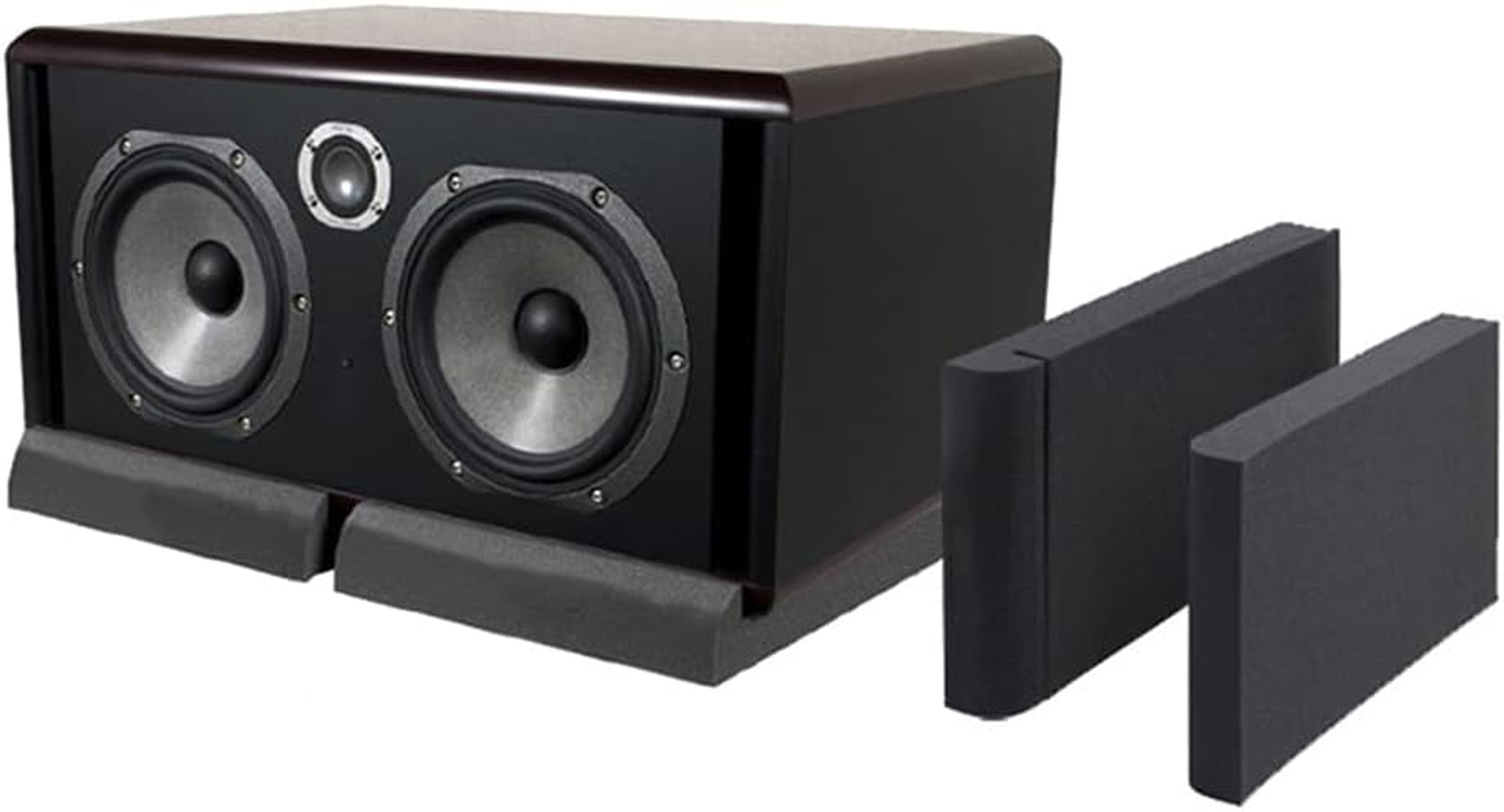 Studio Monitor Isolation Pads for Monitors,Made of High Density Acoustic Foams,Stabilizer Speaker Base,Studio Monitor Acoustic Speaker Isolation Foam Pads,Compatible for 5 Inch / 6 Inch Speaker Boxes image number 6