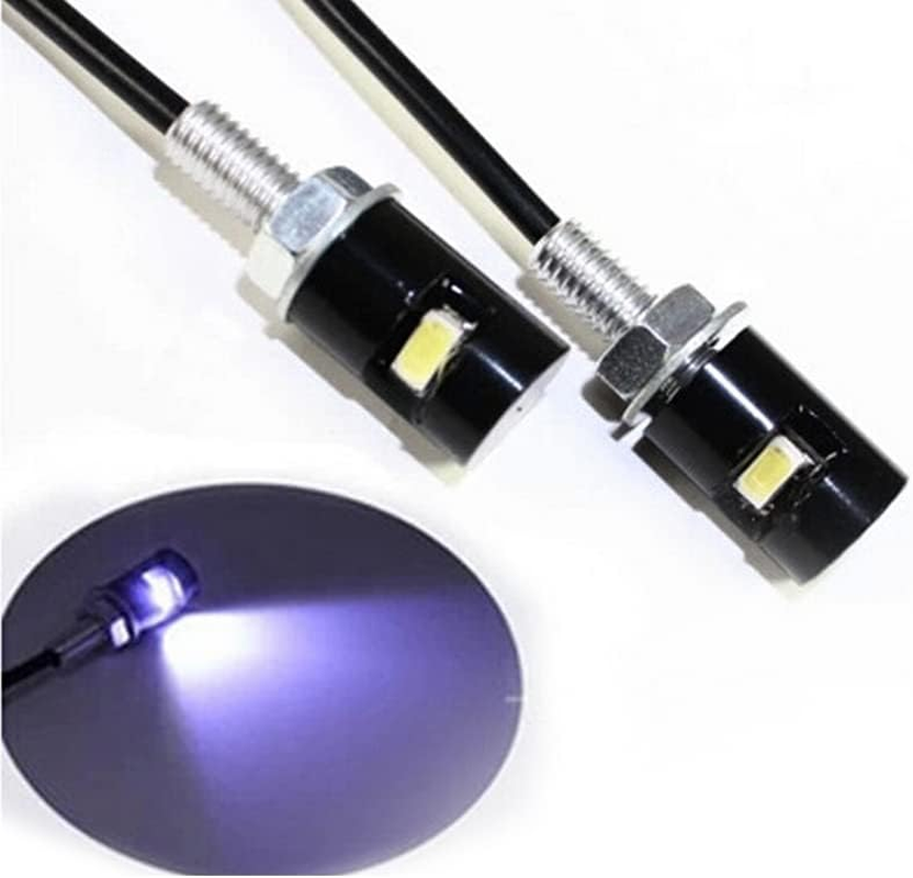 4PCS LED License Number Plate Light Screw Bolt Bulbs SMD for Car Motorcycle image number 4