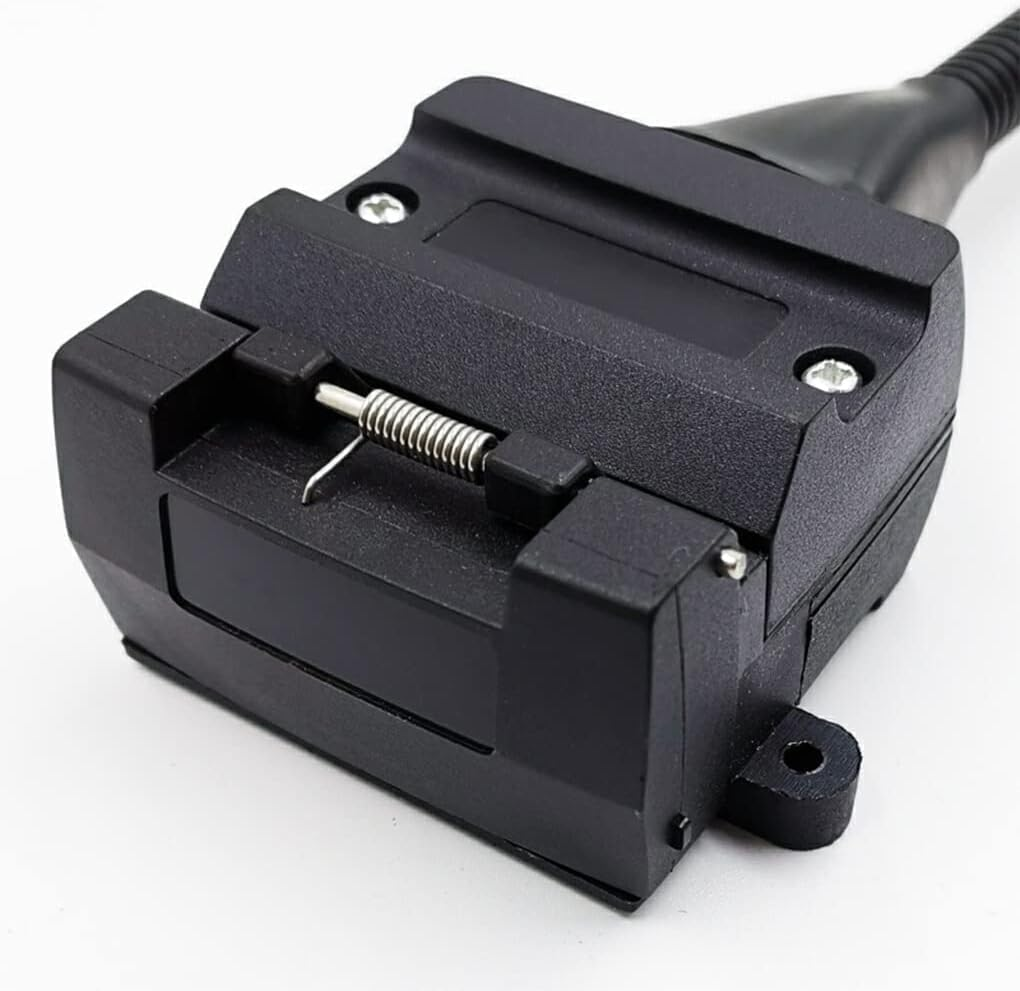 Trailer Adapter 7 Pin Flat Male Plug to 12 Pin Flat Female Socket for Caravan Connector 4Wd image number 2