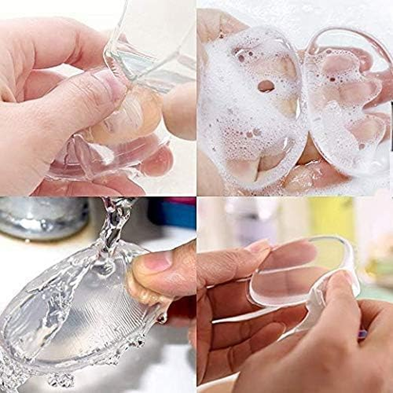 Reusable Silicone Cosmetic Applicators for Flawless Makeup Application - Ideal for Liquid or Gel Foundation, Highlighter, Concealer, Primer, and BB Cream (3 Pack) image number 5