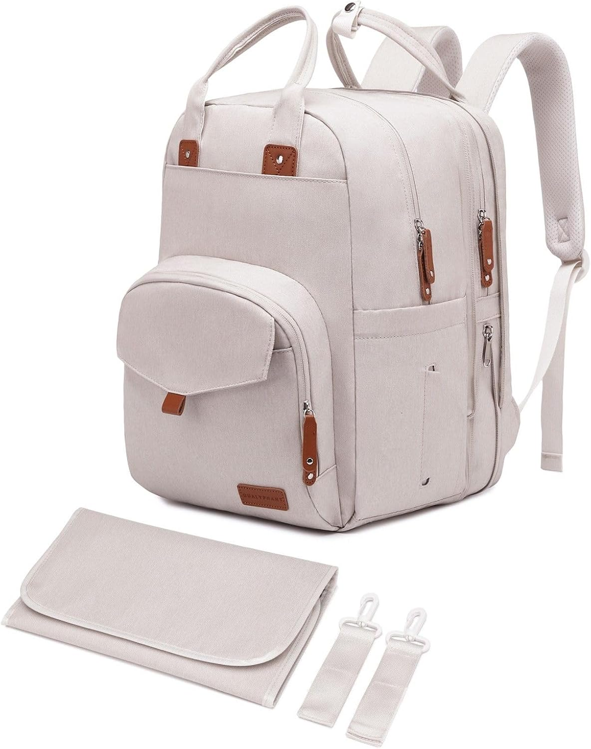 Extra Large Diaper Bag Backpack for Two Kids, Expandable 35L Baby Bags for Mom Girl Boy Dad Toddler