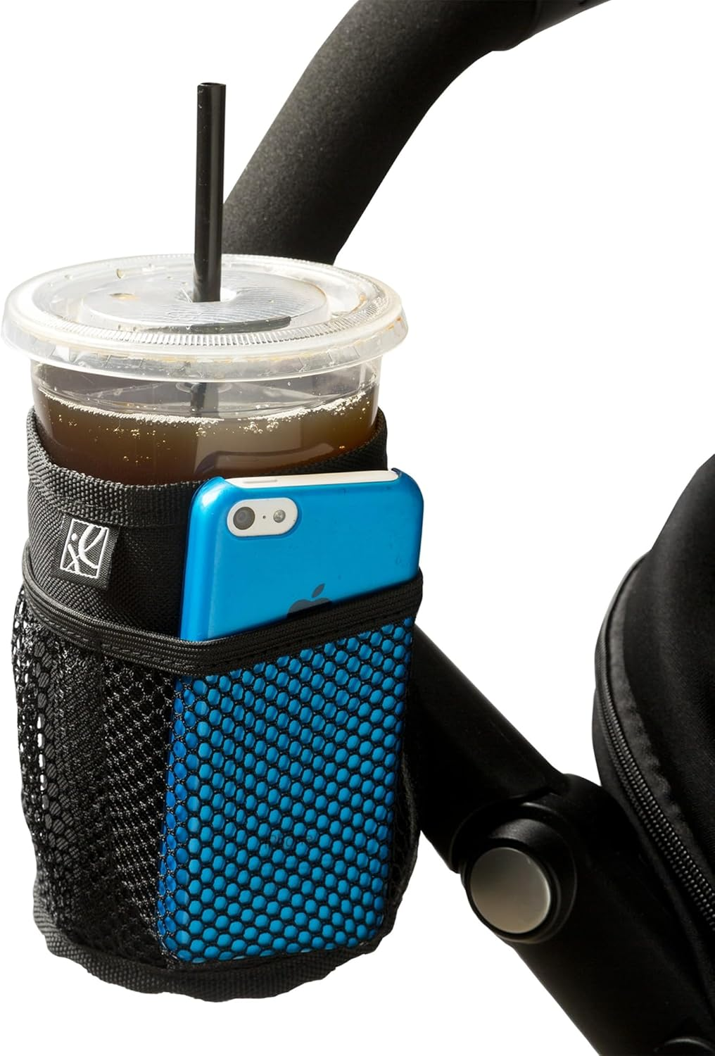 J.L. Childress Cup 'N Stuff Stroller Pocket, Black, One Size image number 2