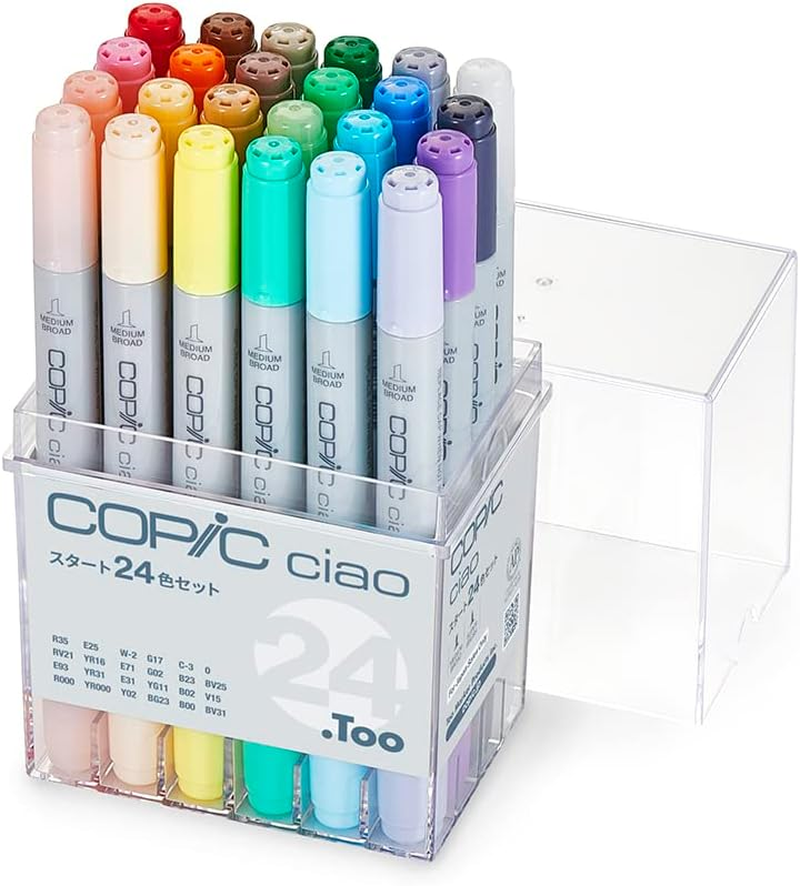 Too Copic Ciao Start Set of 24 Colors Multicolor Illustration Markers Markers Marker Pens image number 4