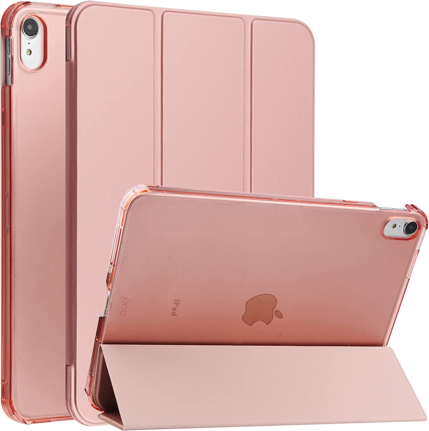 T Tersely Leather PC Hard Case Cover for Ipad 11Th Generation 11" 2025/ Ipad 10Th Generation 10.9" 2022, Slim Stand Hard Back Shell Smart Sleep/Wakeup Cover - Blue