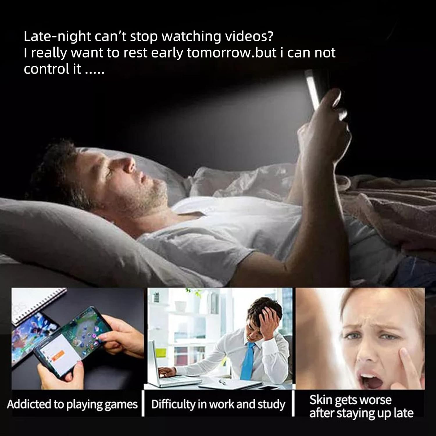 Combination Lock,Metal Timer Lock,Usb Rechargeable Time Timer Padlock with 1M Spring Rope,99 Hours Max Timing Self-Discipline Anti-Addiction Timed Padlock (Black) - Black image number 5