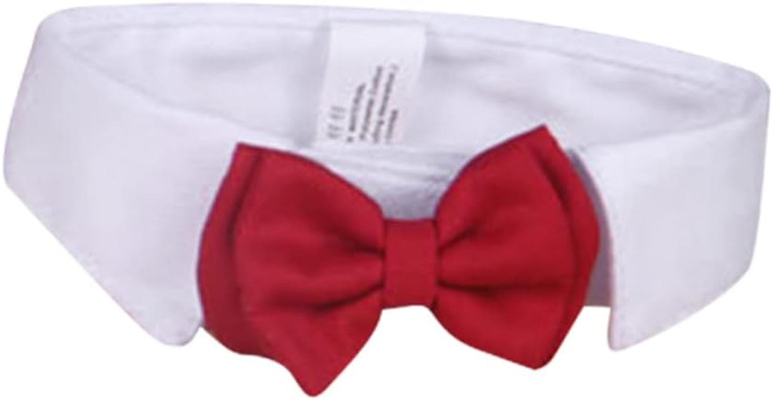 Ipetboom Pet Bowknot Collar Cat Cotton Tie for Daily Party Red Bow Tie Pet Supplies for Cat Accessories image number 3