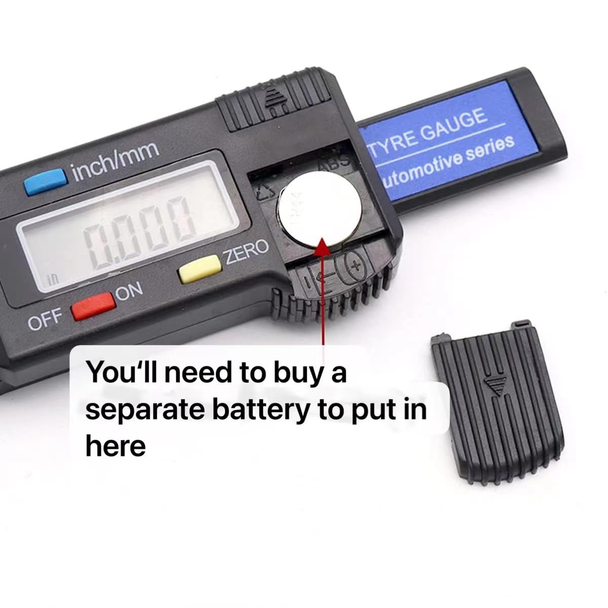 Tire Tread Depth Gauge, Digital Tire Tread Depth Gauge LCD with Inch and MM Conversion of 0-0.98 Inches, Tread Checker Tire Tester for Cars Motorcycle Trucks Vans SUV (Black) image number 5