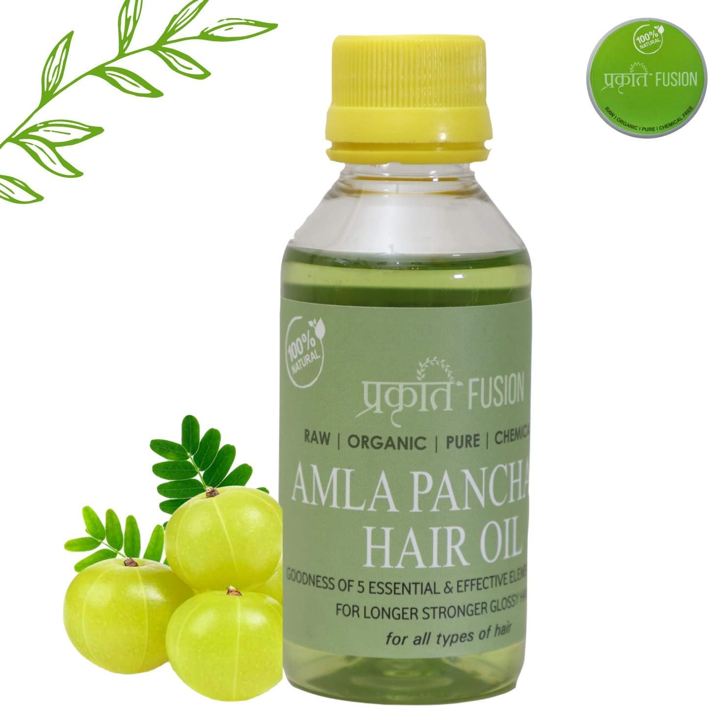 Prakrati Fusion Amla Panchang Hair Oil | Pure,Organic & Chemical Free image number 1