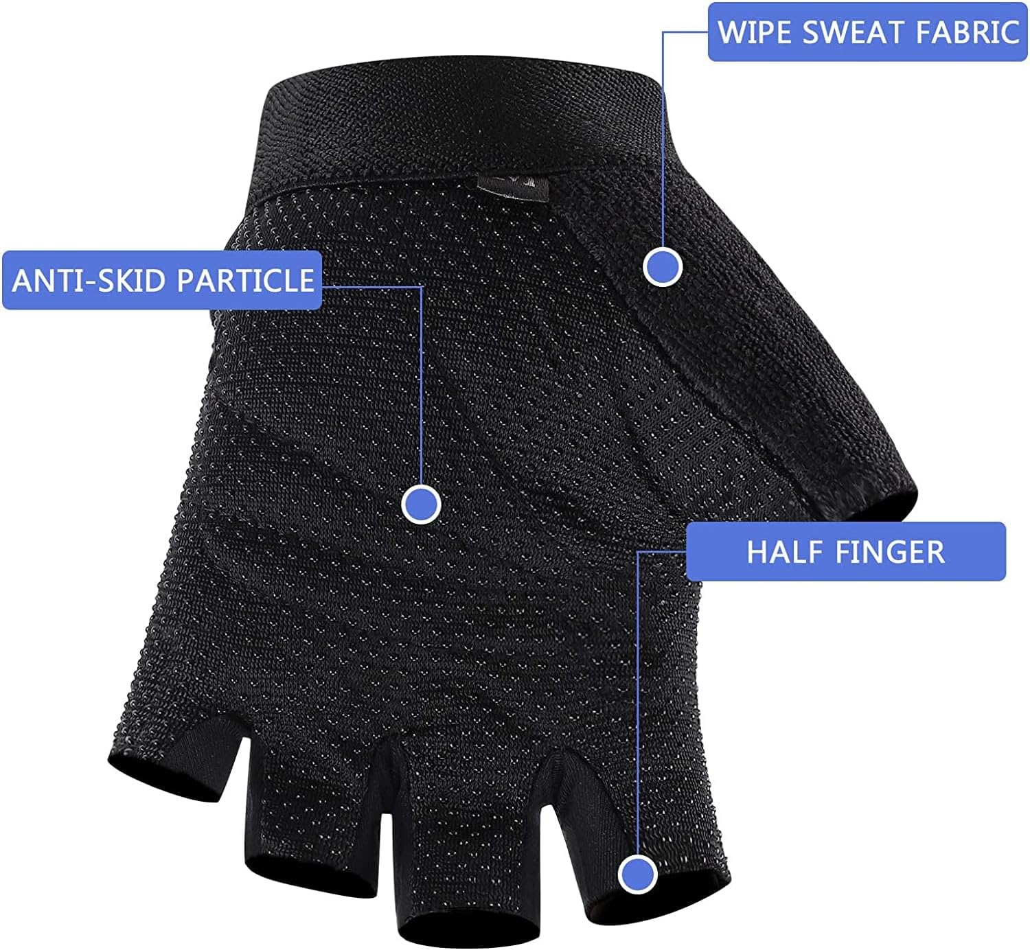 JZS Kids Fingerless Cycling Gloves Breathable Non-Slip Child Riding Gloves Half Finger Outdoor Sports Gloves Fishing Bicycle Roller Skating Hunting Climbing for Girls Boys image number 1