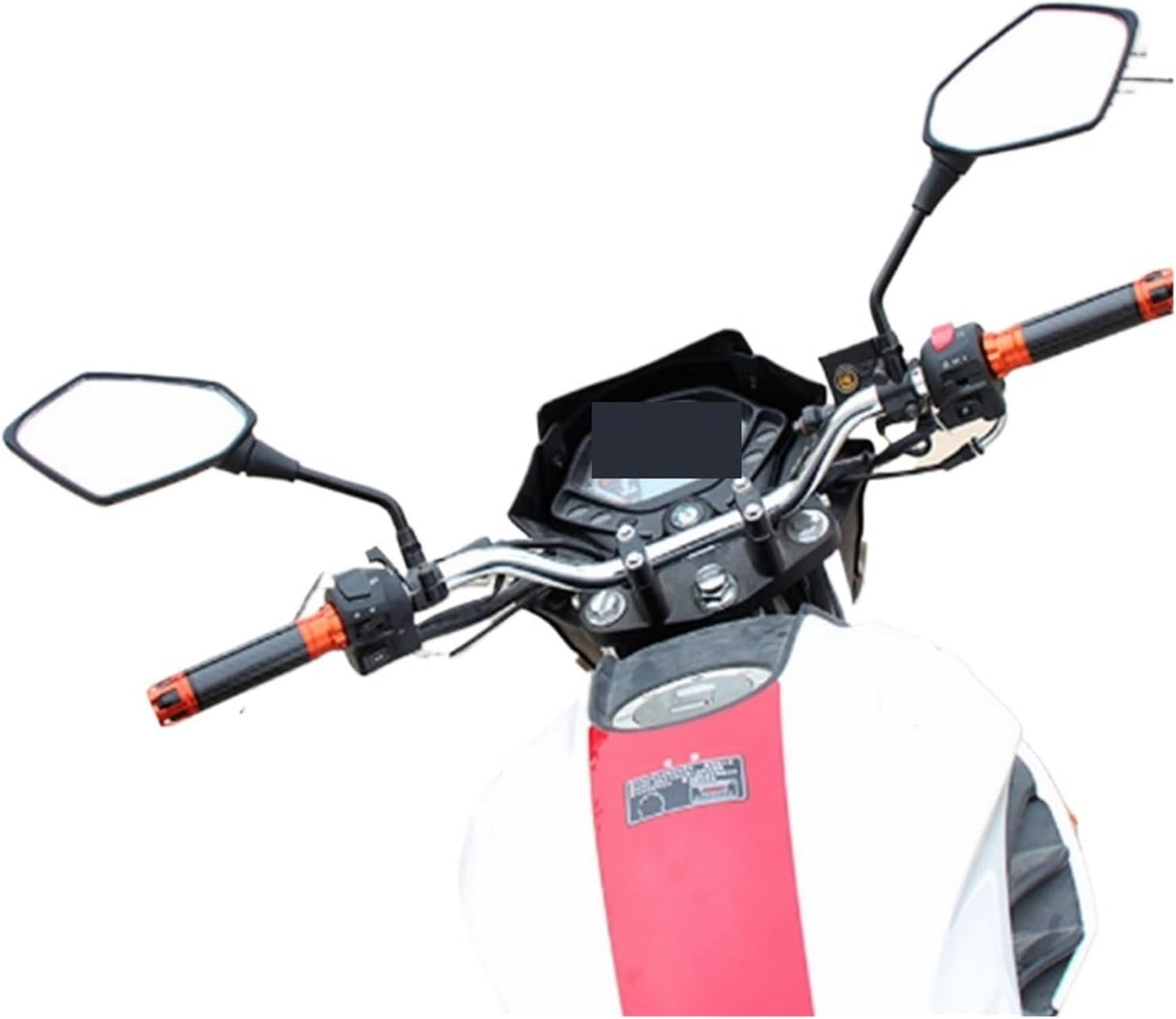 Jiningqiuguodianzi Universal Motorcycle Side Mirror Rear View Mirrors Black Retrovisor Moto Compatible with Triumph Tiger 800 Vn900 Bajaj Suzuki Vstrom Dl650 (Color : Khaki) image number 3