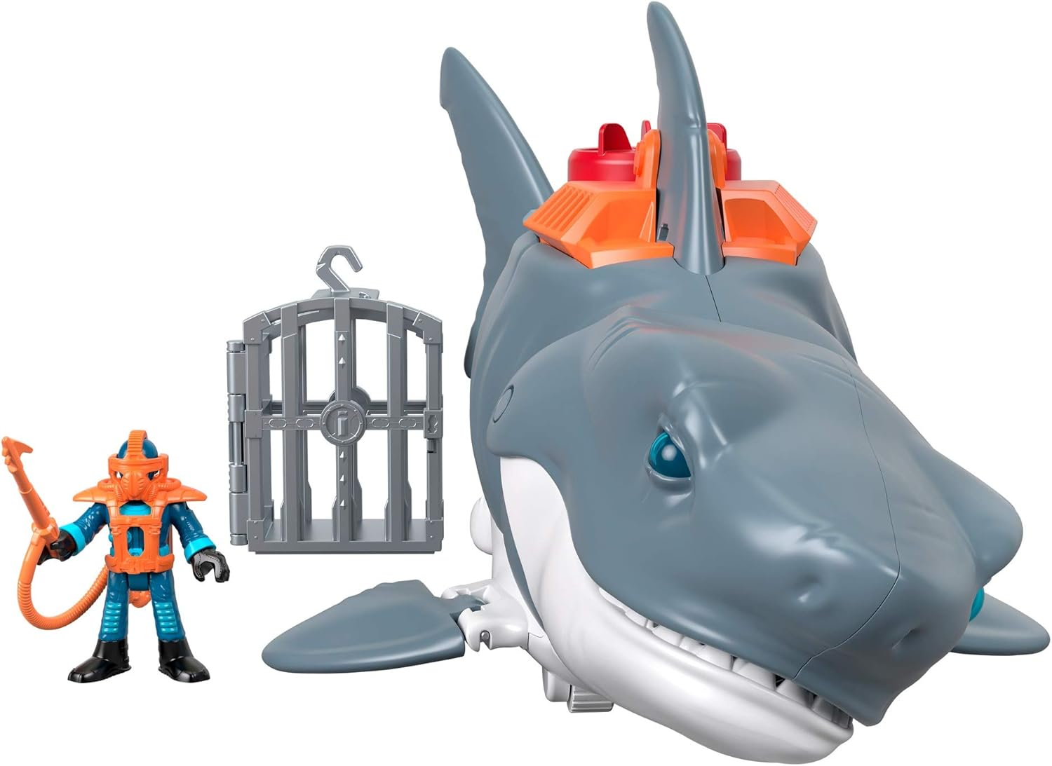 Fisher-Price Imaginext Mega Bite Shark, Multi Color, GKG77