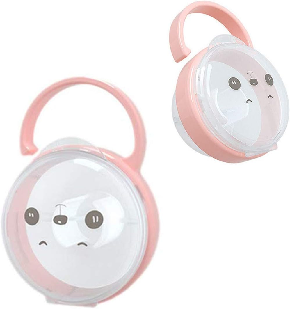 3 Pieces Baby Dummy Case, Travel Soother Box Baby Pacifier Holder Storage Case Dummy Container for Infant Baby Toddler image number 3