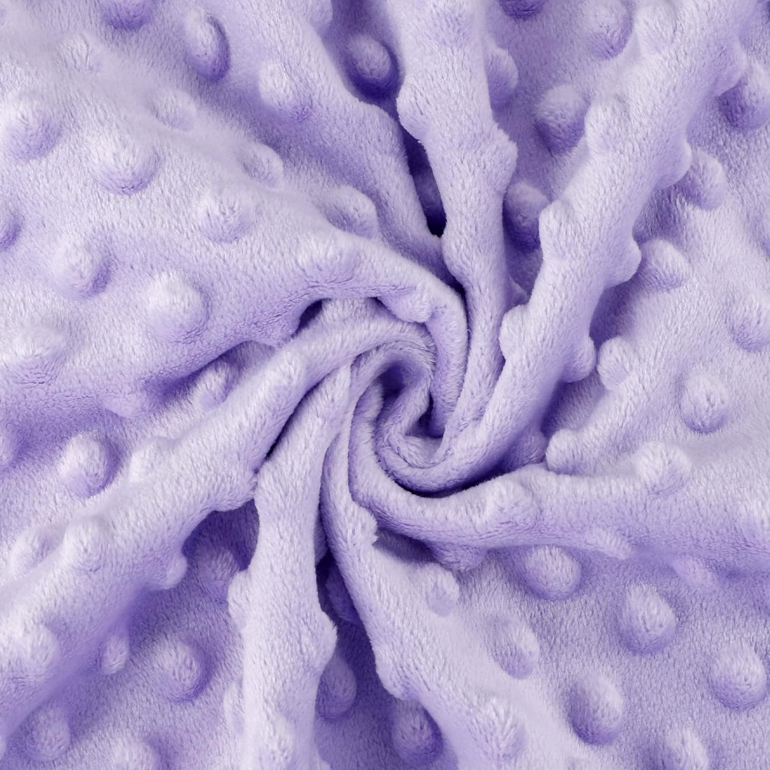 TANOFAR Baby Blanket for Girls Purple Floral Minky Blanket Super Soft Toddler Receiving Blanket with Dotted Backing 30 X 40 Inch image number 3