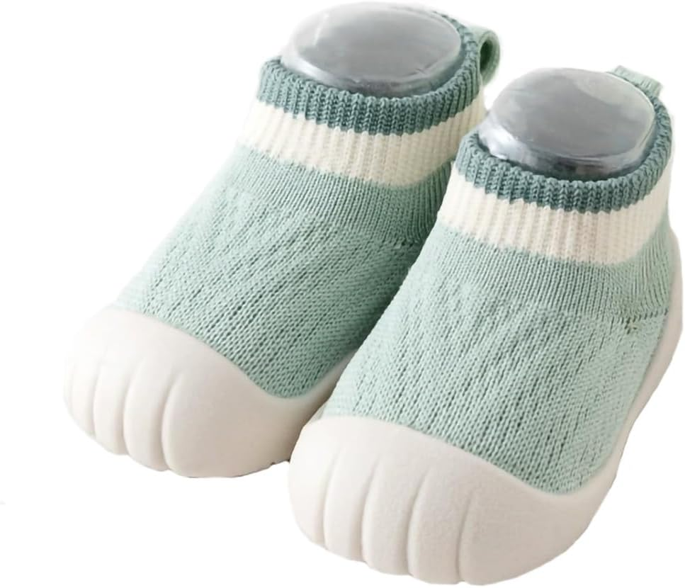 Baby Shoes First Walking & Walker Slip-On Soft Sole Non-Slip Sock Sneakers Infant Floor Slippers Toddler Shoes Lightweight Breathable for Boys Girls Early Walkers