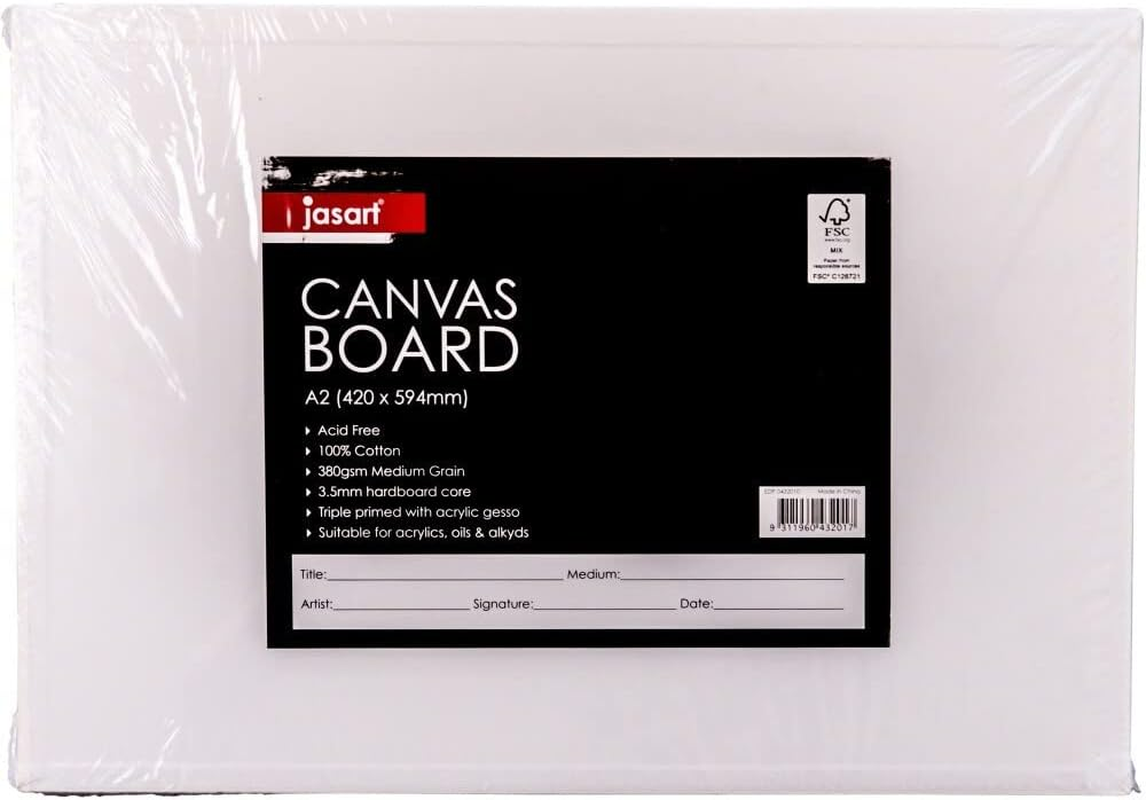 Jasart Studio Canvas Board, Size A2