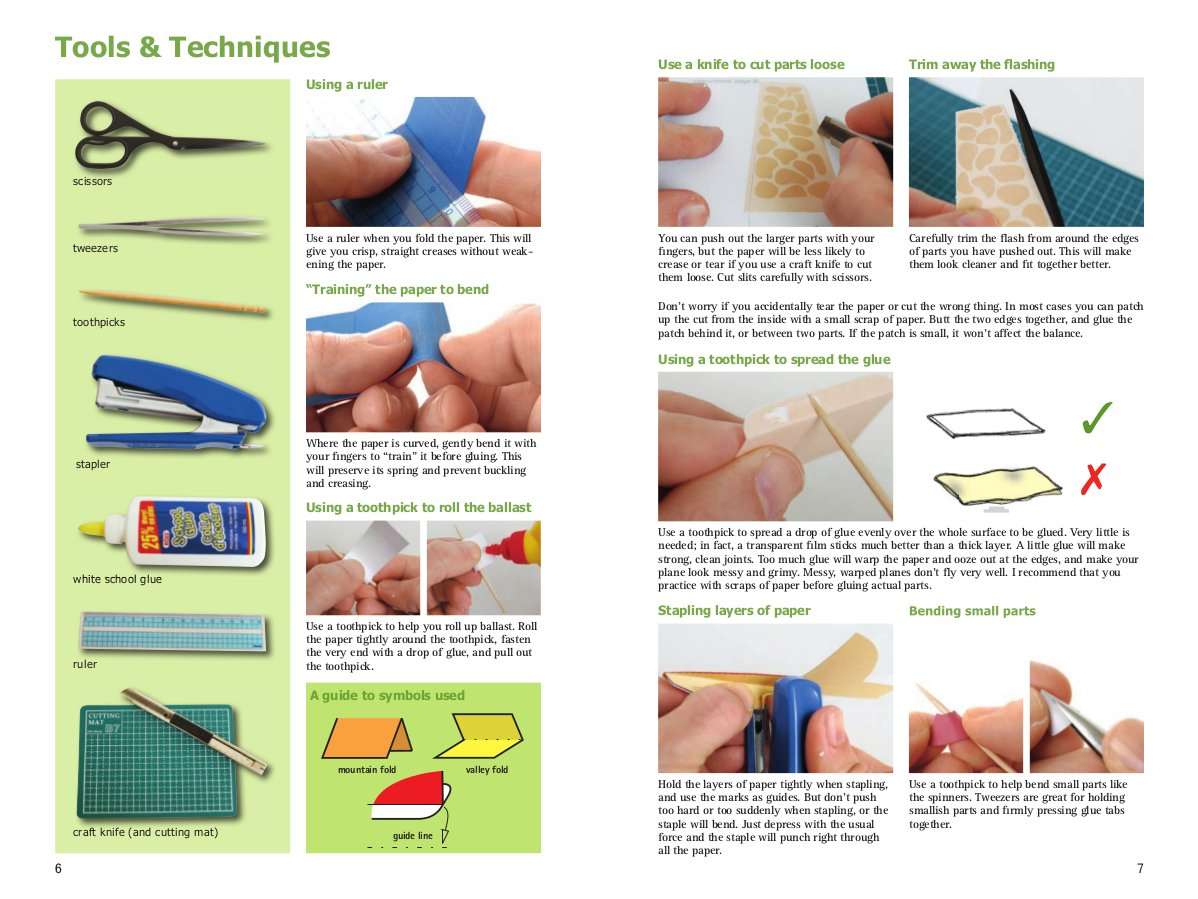 High-Performance Paper Airplanes Kit: 10 Pre-Cut, Easy-To-Assemble Models: Kit with Pop-Out Cards, Paper Airplanes Book, & Catapult Launcher: Great for Kids and Parents! image number 5