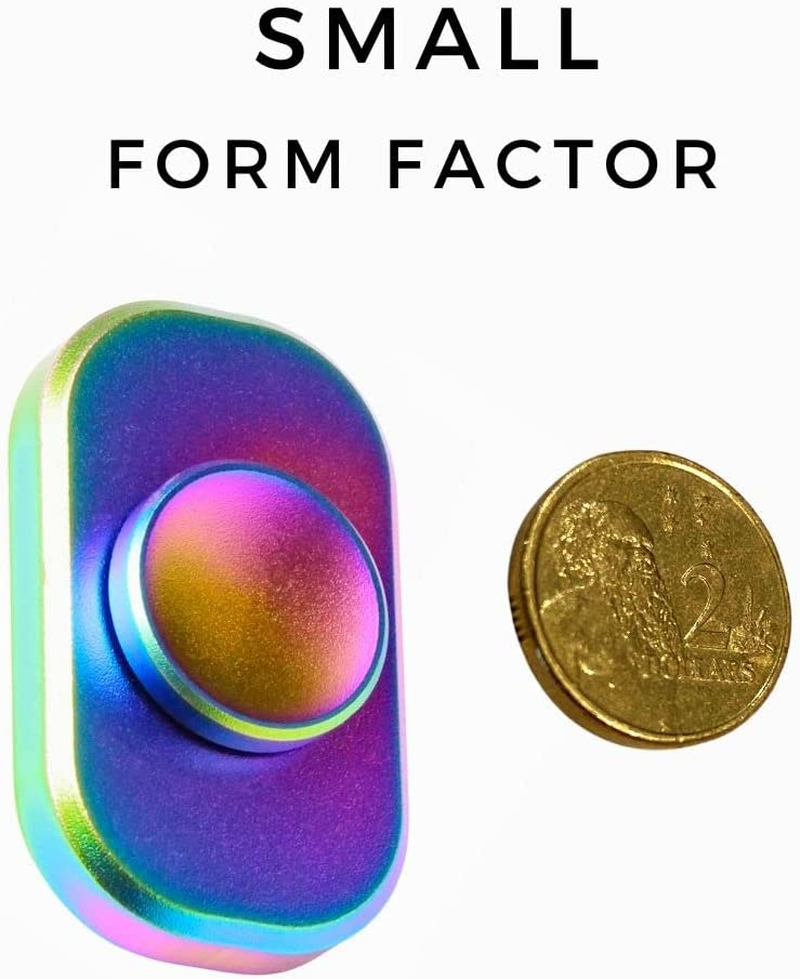 INDISTRACTABLE Metal Fidget Spinner for Adults (Tri Spinner, Iris) Quality Fidget Toy for ADHD image number 5