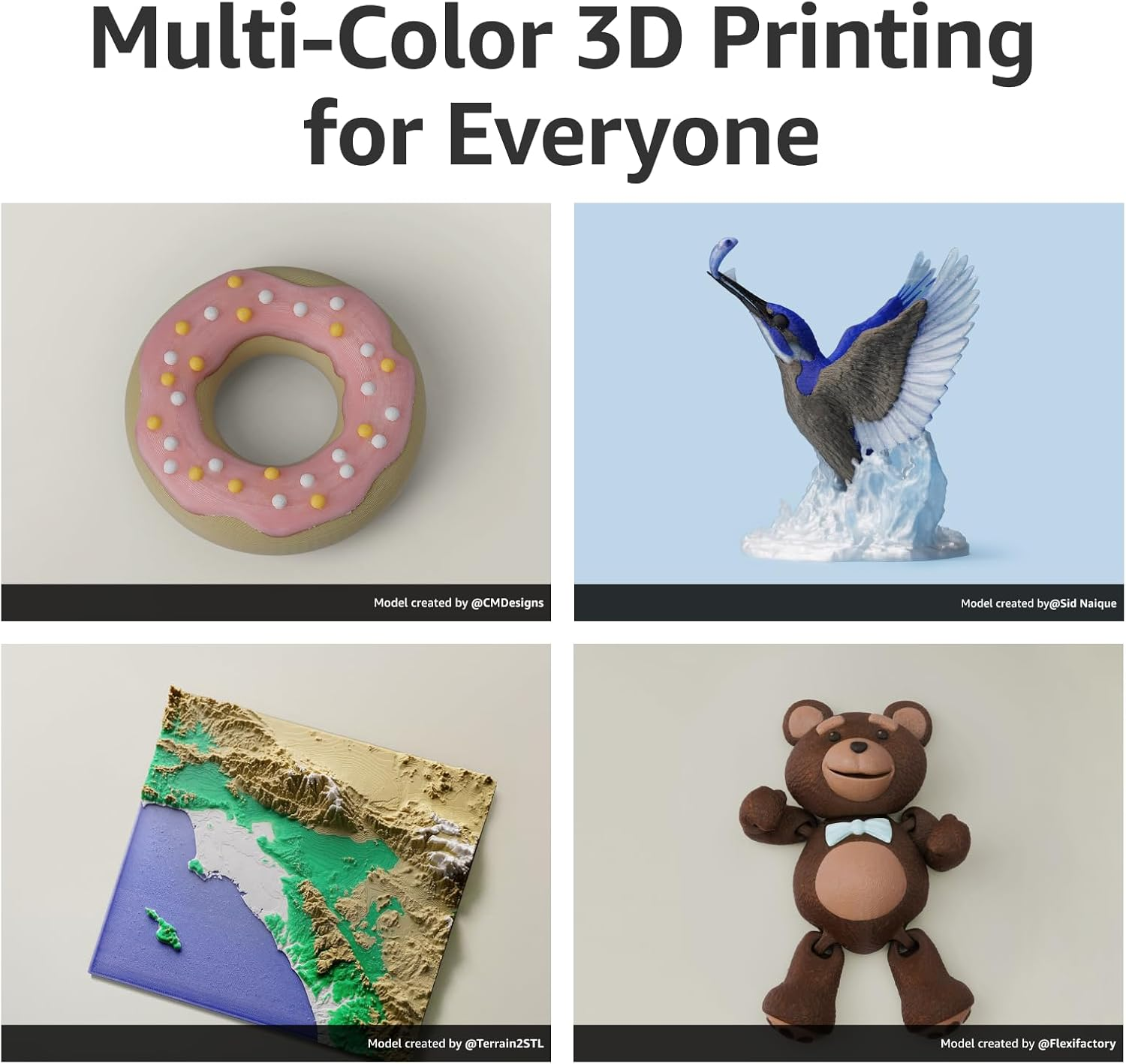 Bambu Lab AMS Lite-Automatic Material System, Multi-Color/Multi-Material Capability, Auto Filament Backup&Worry-Free Printing, RFID Filament Sync, Compatible with Bambu Lab A1 Series 3D Printer image number 3