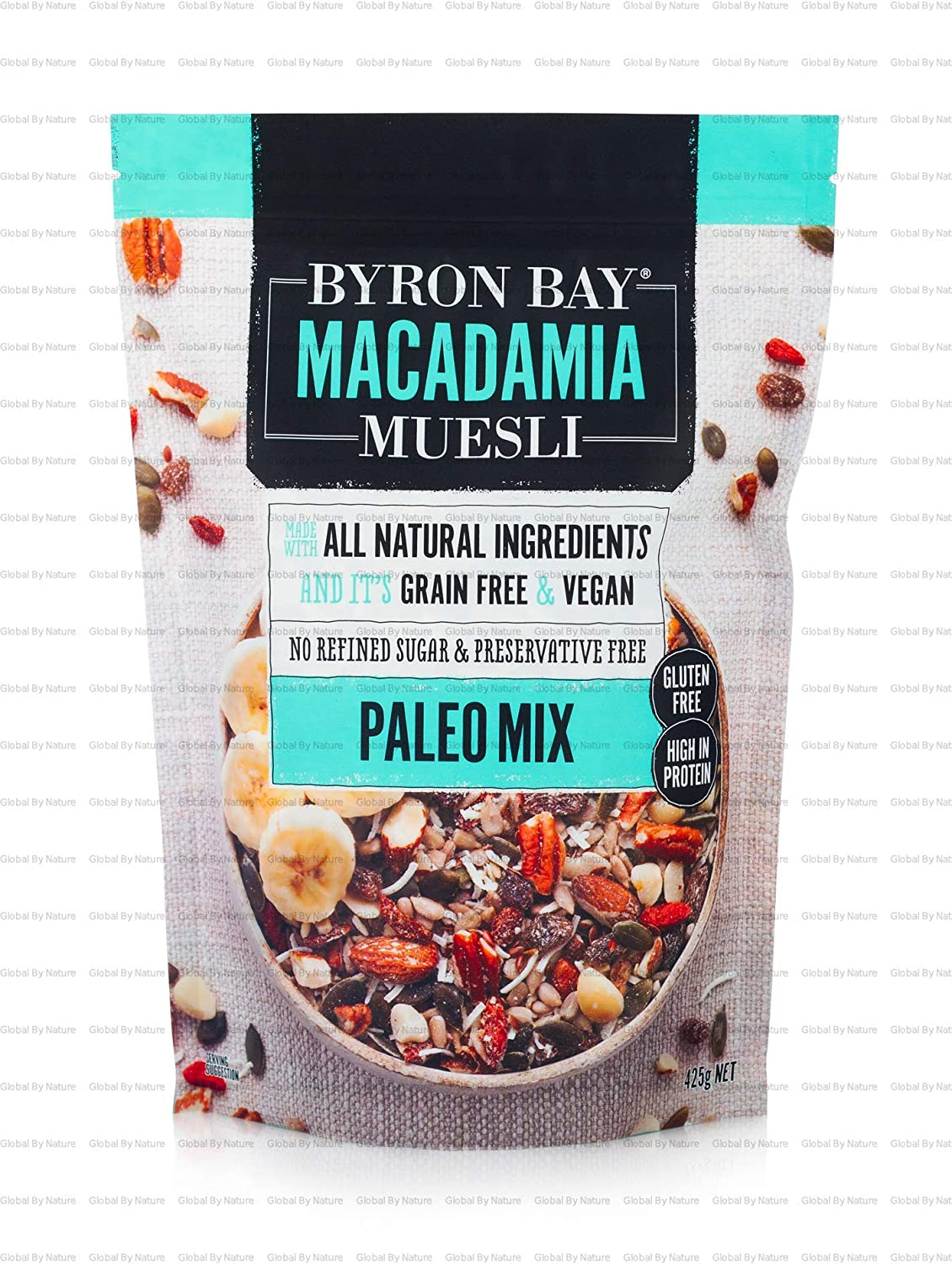 Byron Bay Macadamia Muesli Paleo Mix Muesli, 425G