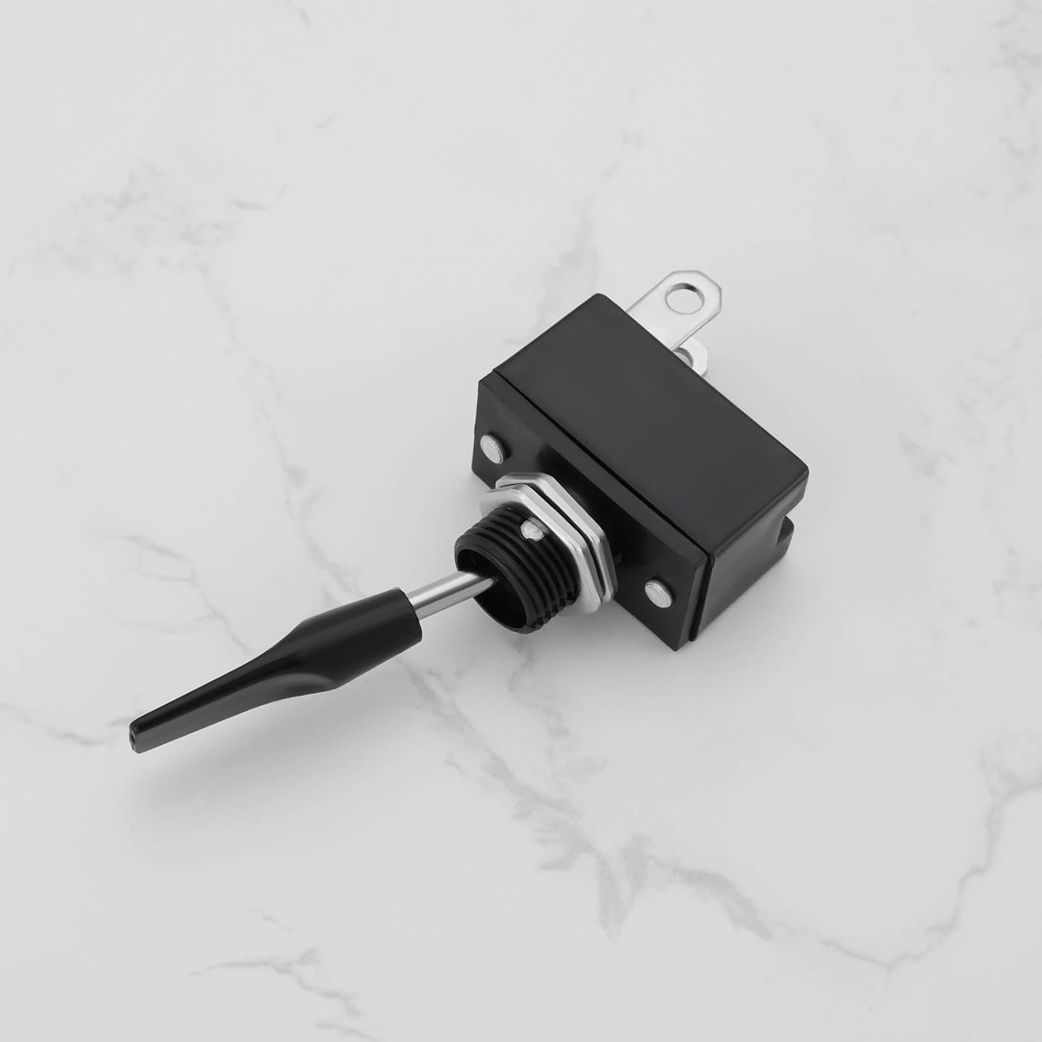 2Pcs 2-Pin On/Off Momentary Long Paddle Spring Momentary Toggle Washer Switch Lever Auto Switch for Car Electrical Parts Windscreen Washer Horn