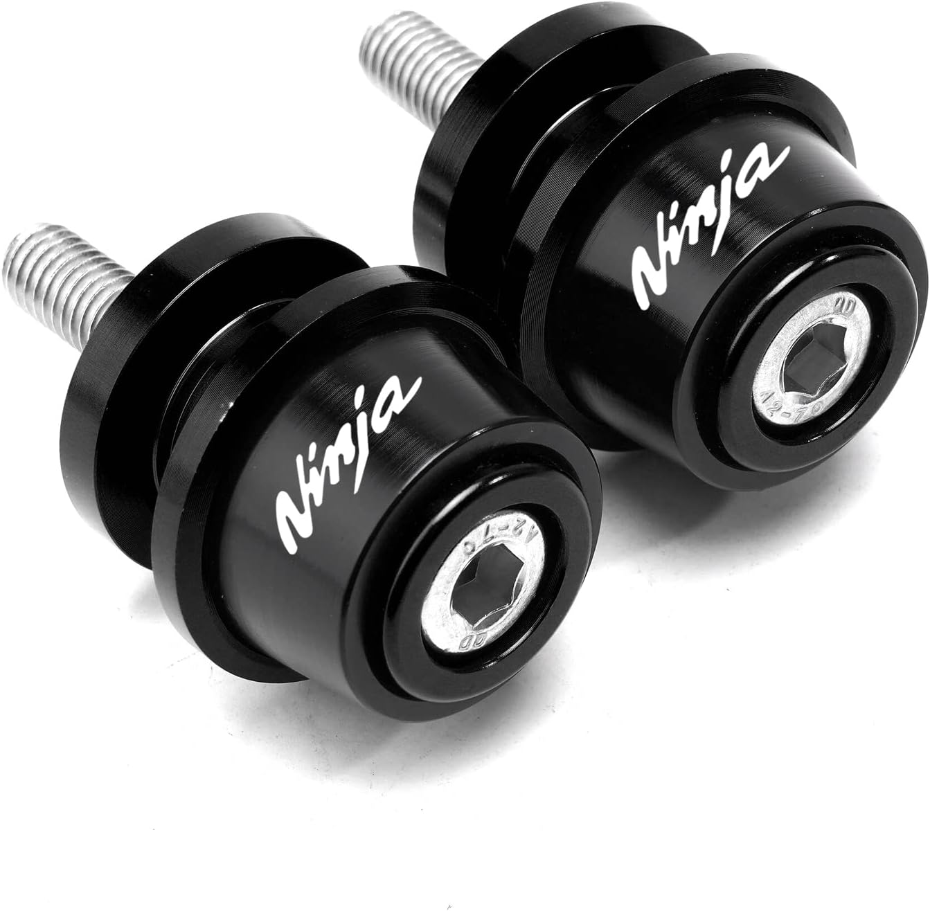 Compatible with Ninja 650 2025 Ninja 500 SE Ninja 400 NINJA 1000 SX 2017-2022 2023 2024 2025 ZX4RR ZX6R ZX-10R ZH2 CNC Motorcycle Swingarm Spool Slider Stand Screws image number 5