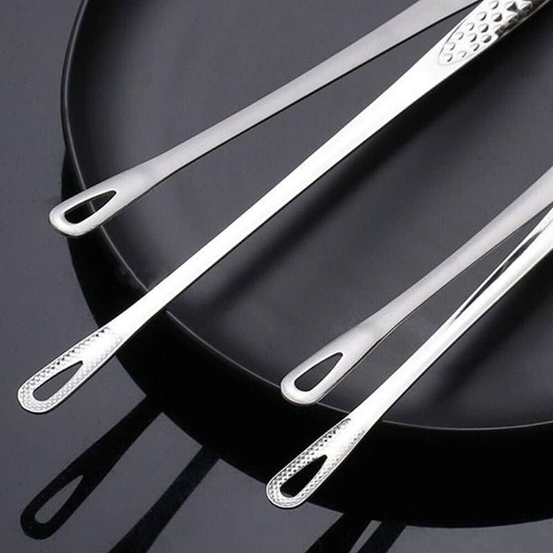 AIMALL 24/28CM Stainless Steel Kitchen Straight Grill Tweezers BBQ Food Tongs Tools for Kitchen Cooking, Bread Meat Steak Buffet Food Clamp Tool image number 6