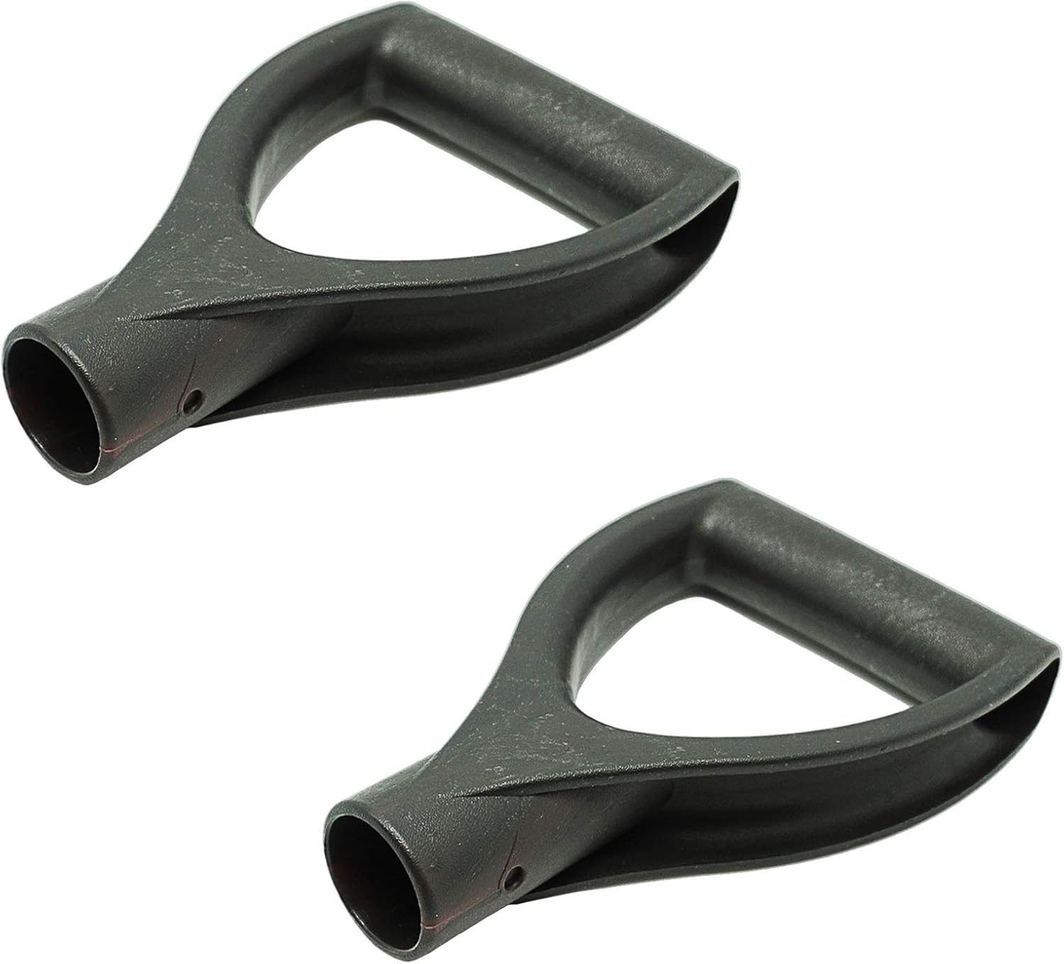 Replacement D-Grip Plastic Snow Shovel Handle, Black, Pack of 2 image number 2