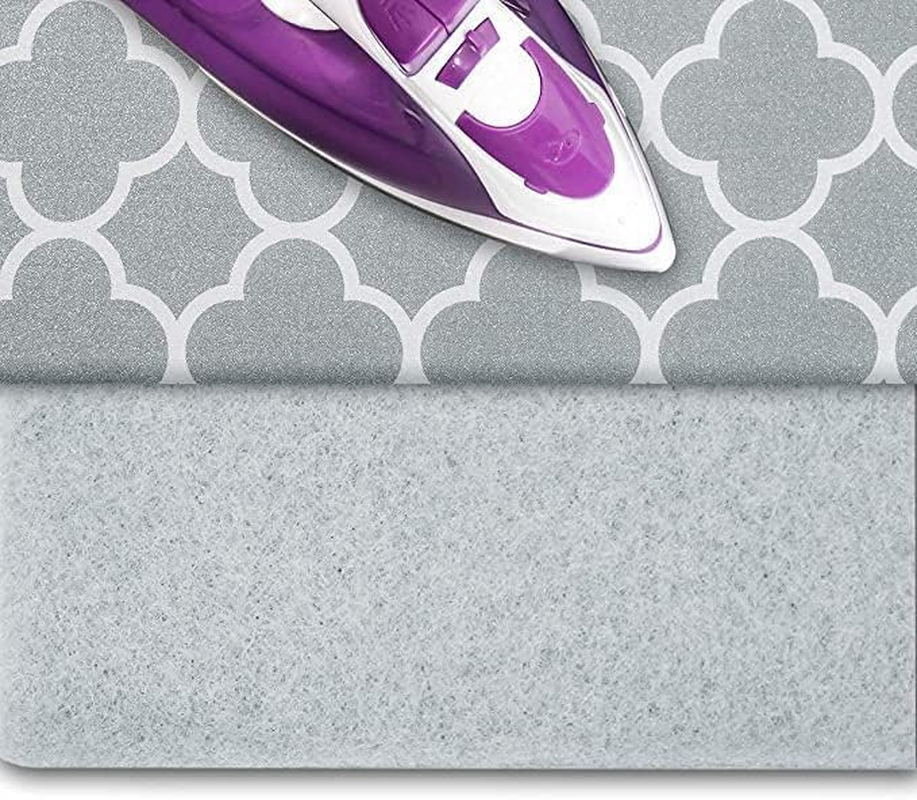 Duwee Delux Ironing Board Cover Replacement Pad 54''X18'', Extra Thick Feltpadding for Ironing Board image number 3